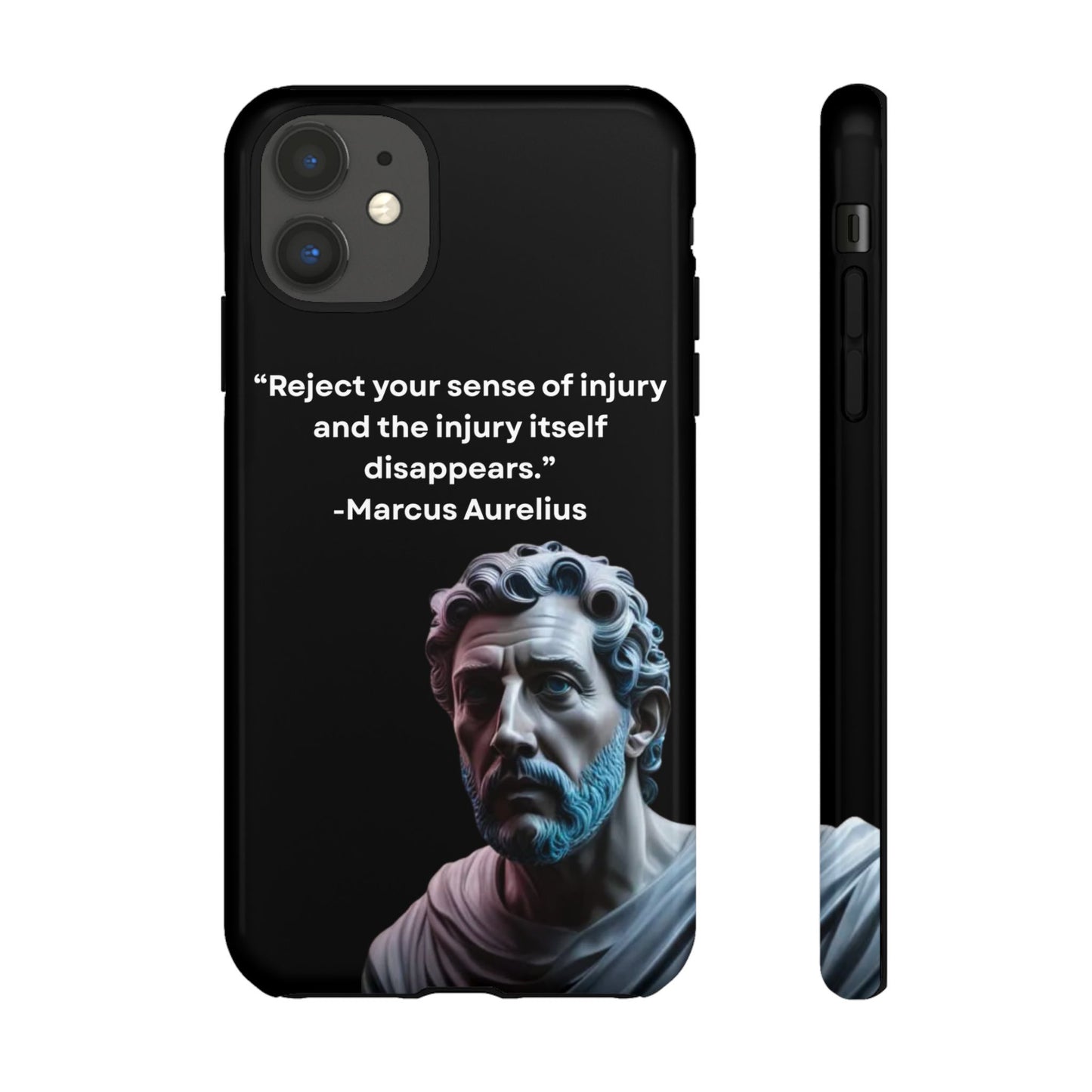 “Strength Within” – Marcus Aurelius Quote Tough Phone Case