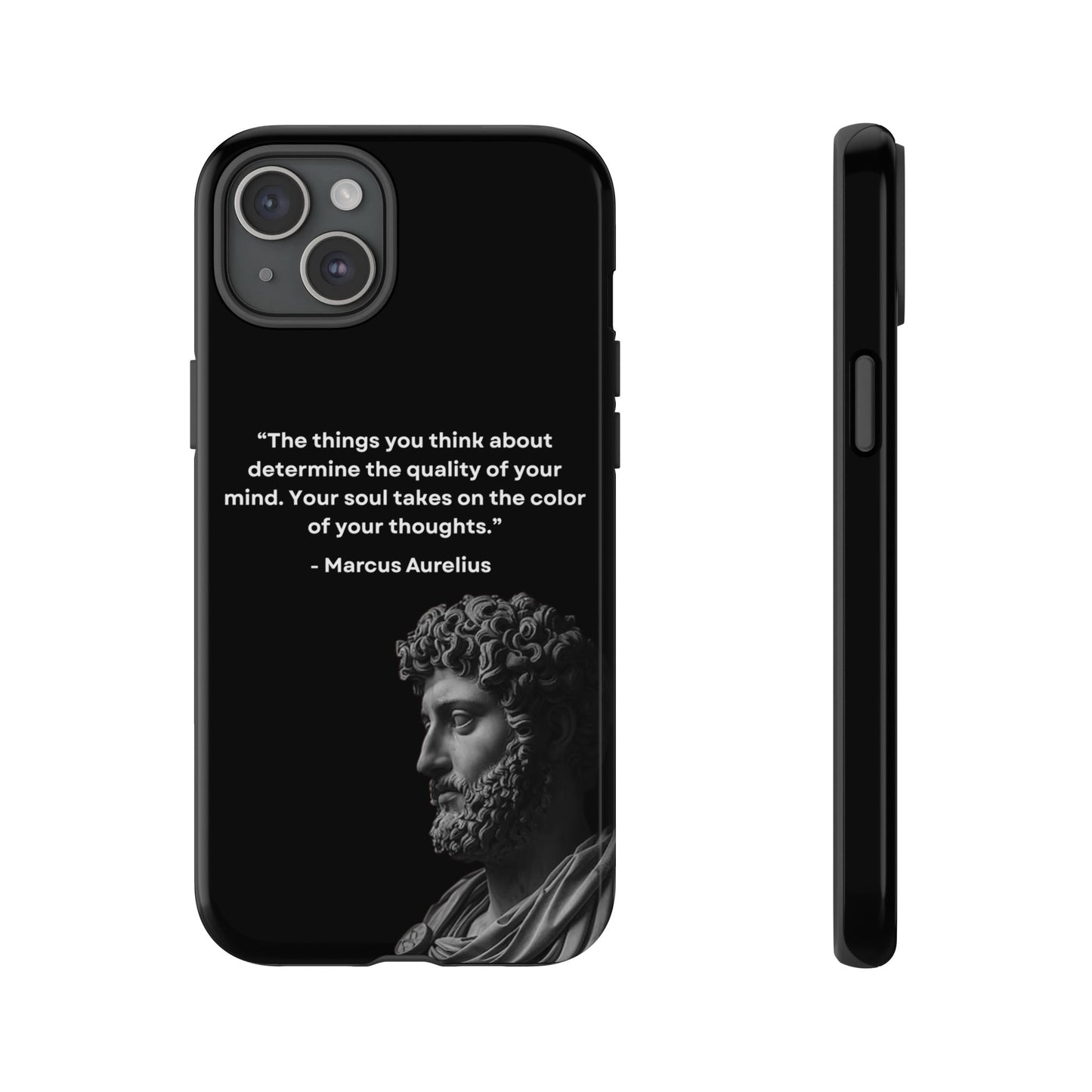 “Color of Thought” – Marcus Aurelius Quote Tough Phone Case