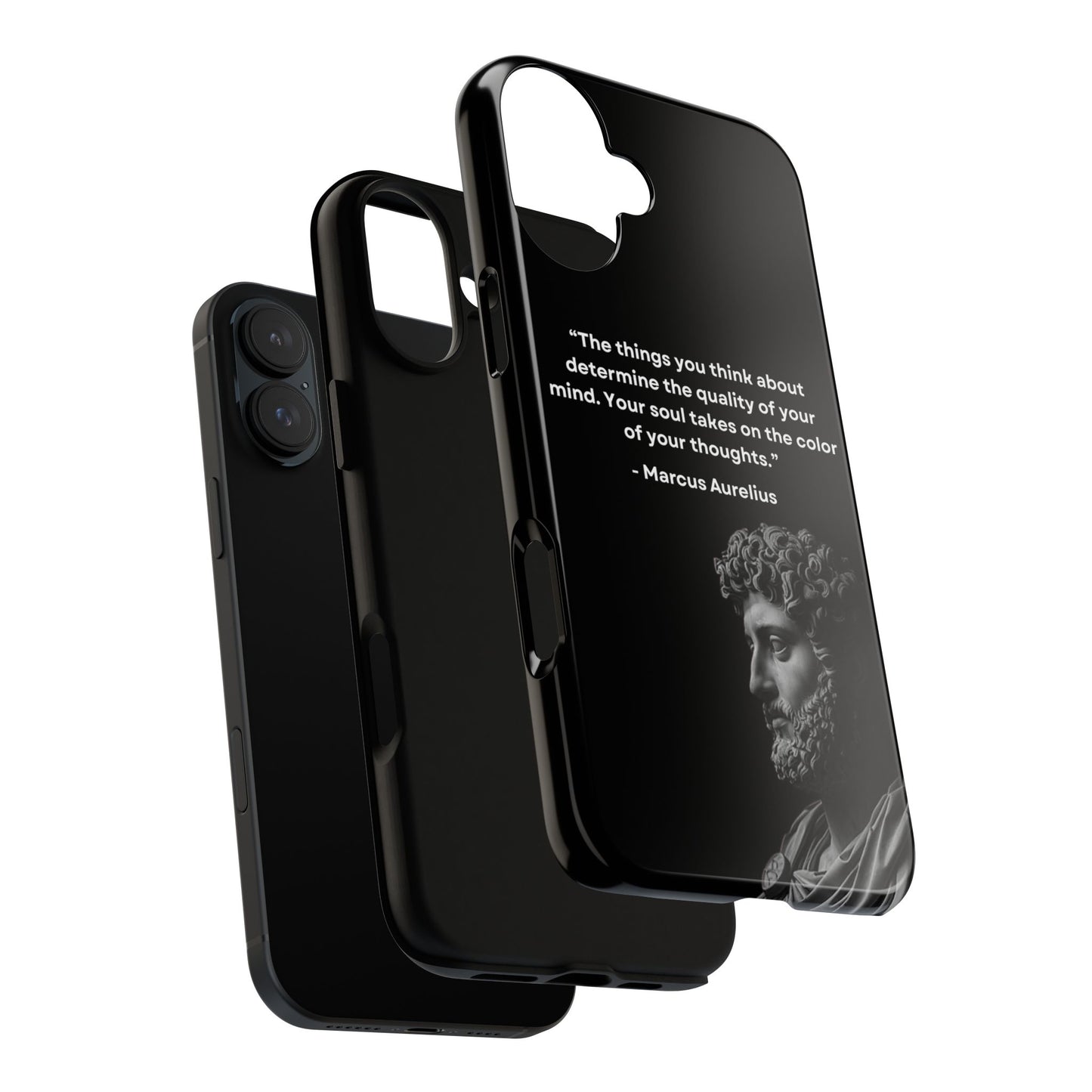 “Color of Thought” – Marcus Aurelius Quote Tough Phone Case
