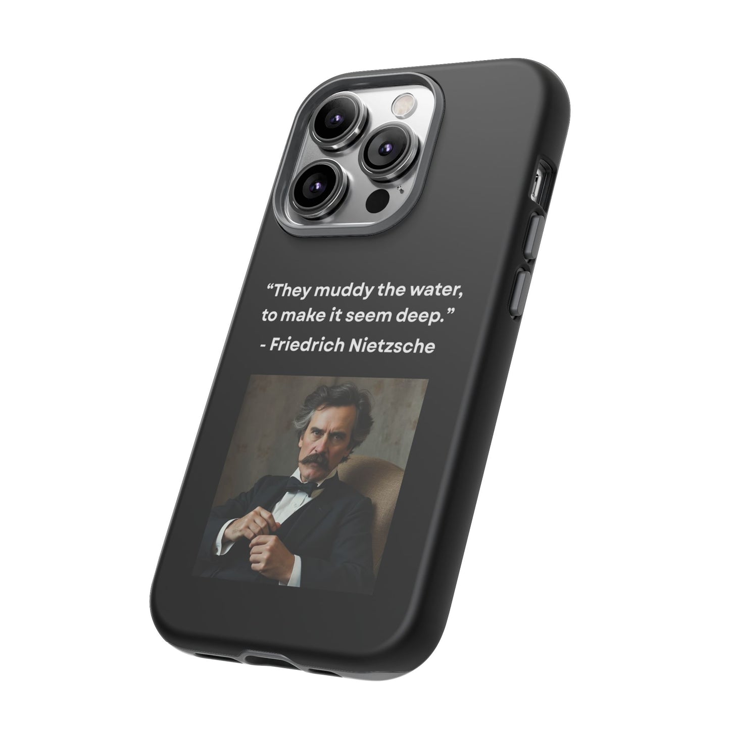 “False Depth” – Friedrich Nietzsche Quote Tough Phone Case