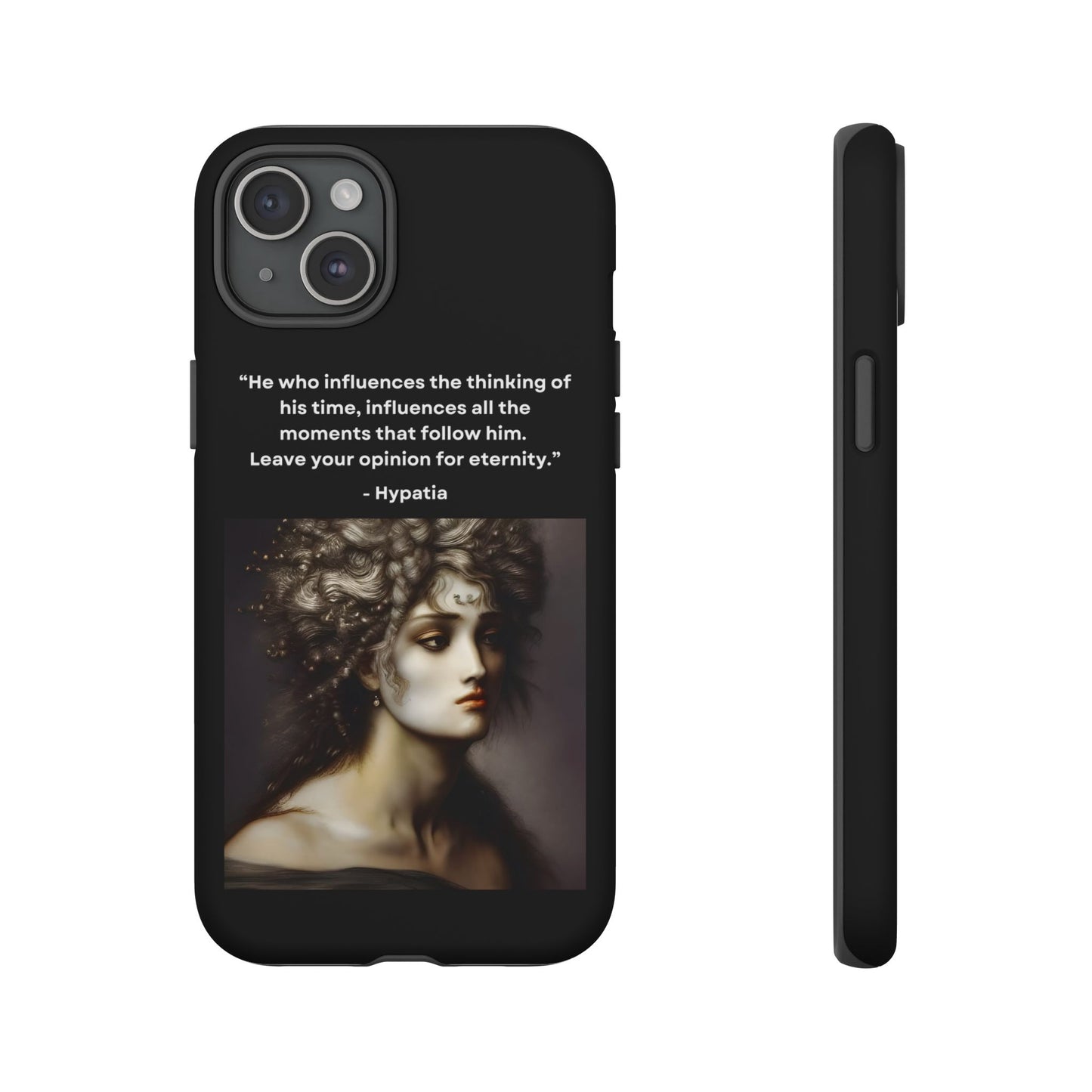“Leave Your Mark” – Hypatia Quote Tough Phone Case