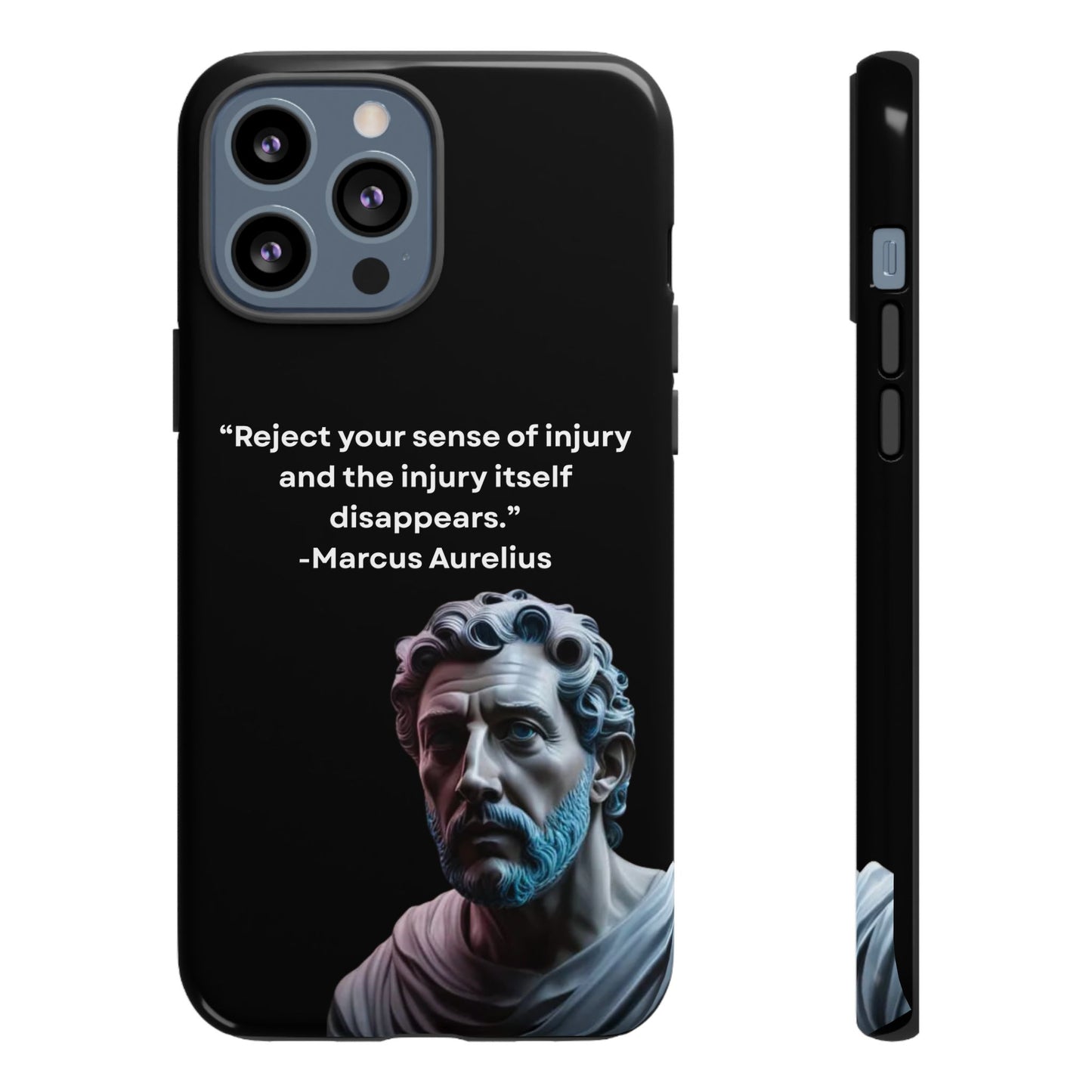 “Strength Within” – Marcus Aurelius Quote Tough Phone Case