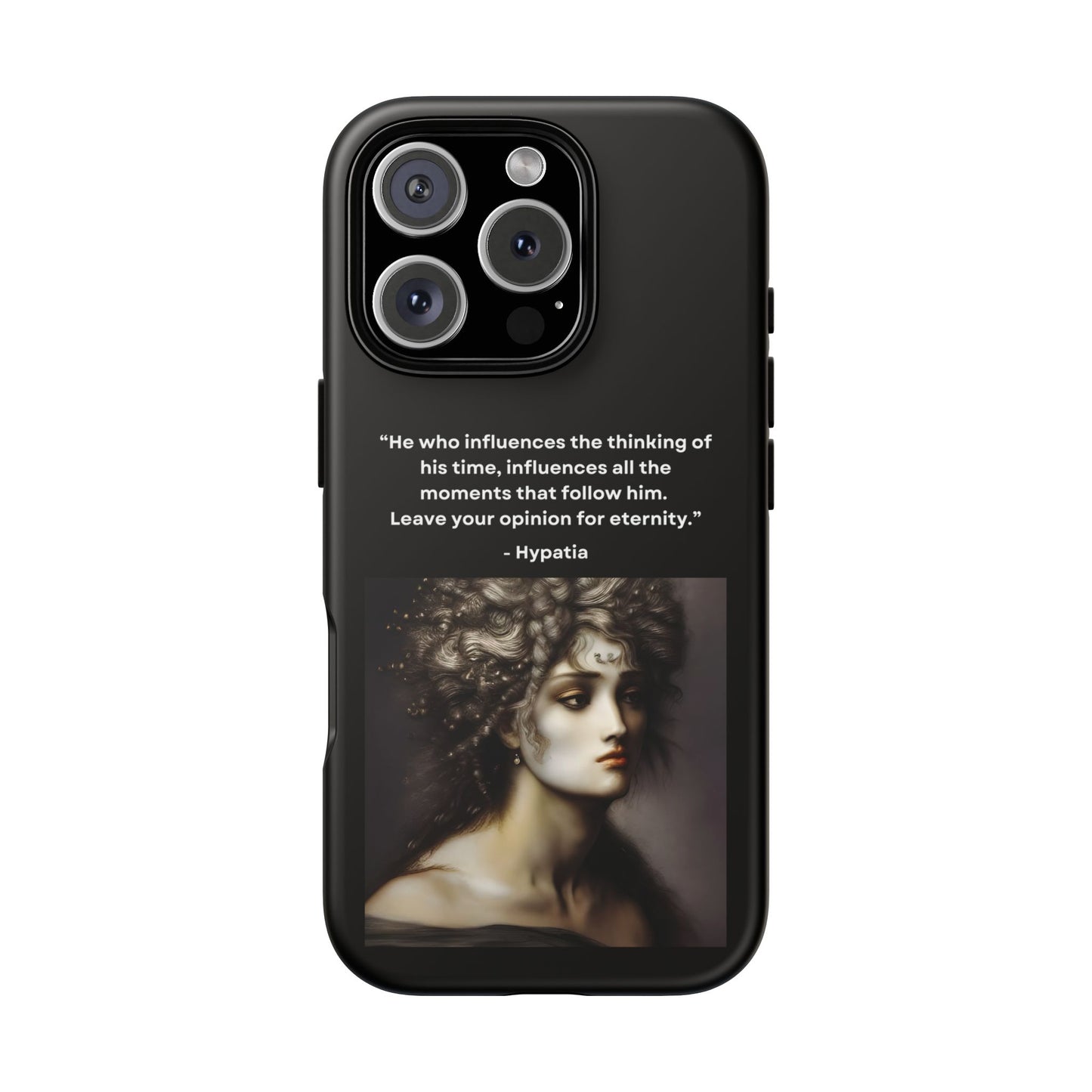 “Leave Your Mark” – Hypatia Quote Tough Phone Case