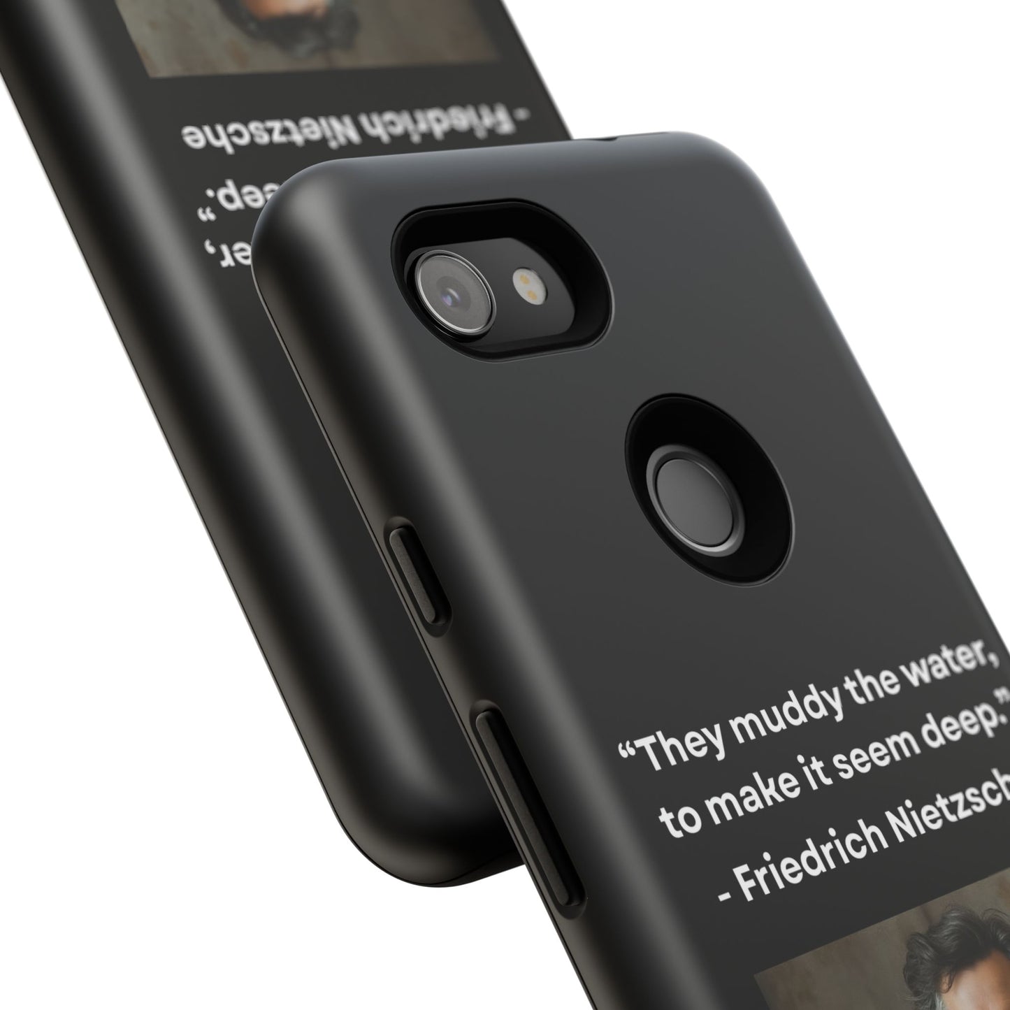 “False Depth” – Friedrich Nietzsche Quote Tough Phone Case