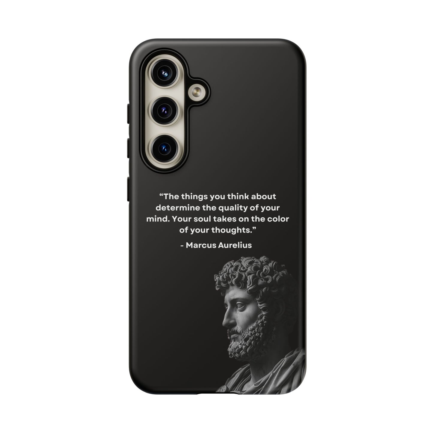 “Color of Thought” – Marcus Aurelius Quote Tough Phone Case