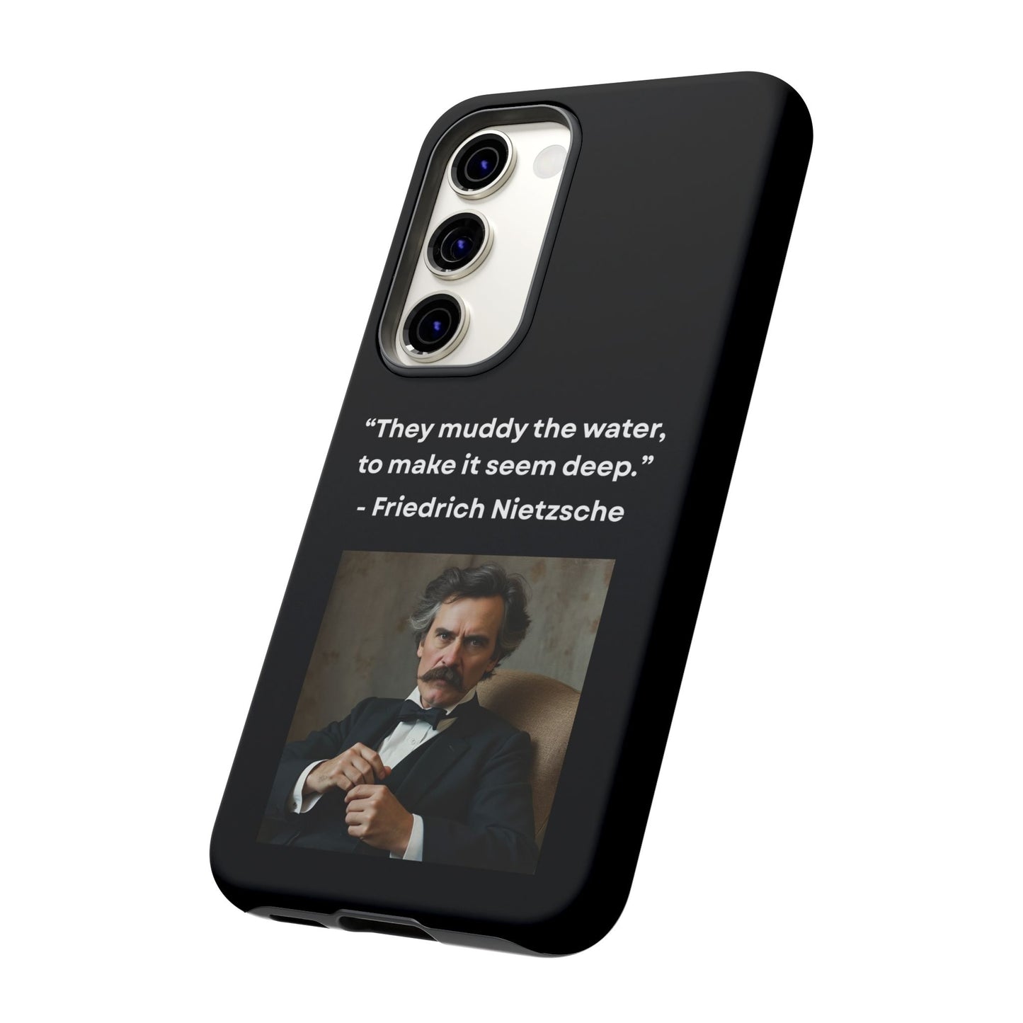 “False Depth” – Friedrich Nietzsche Quote Tough Phone Case