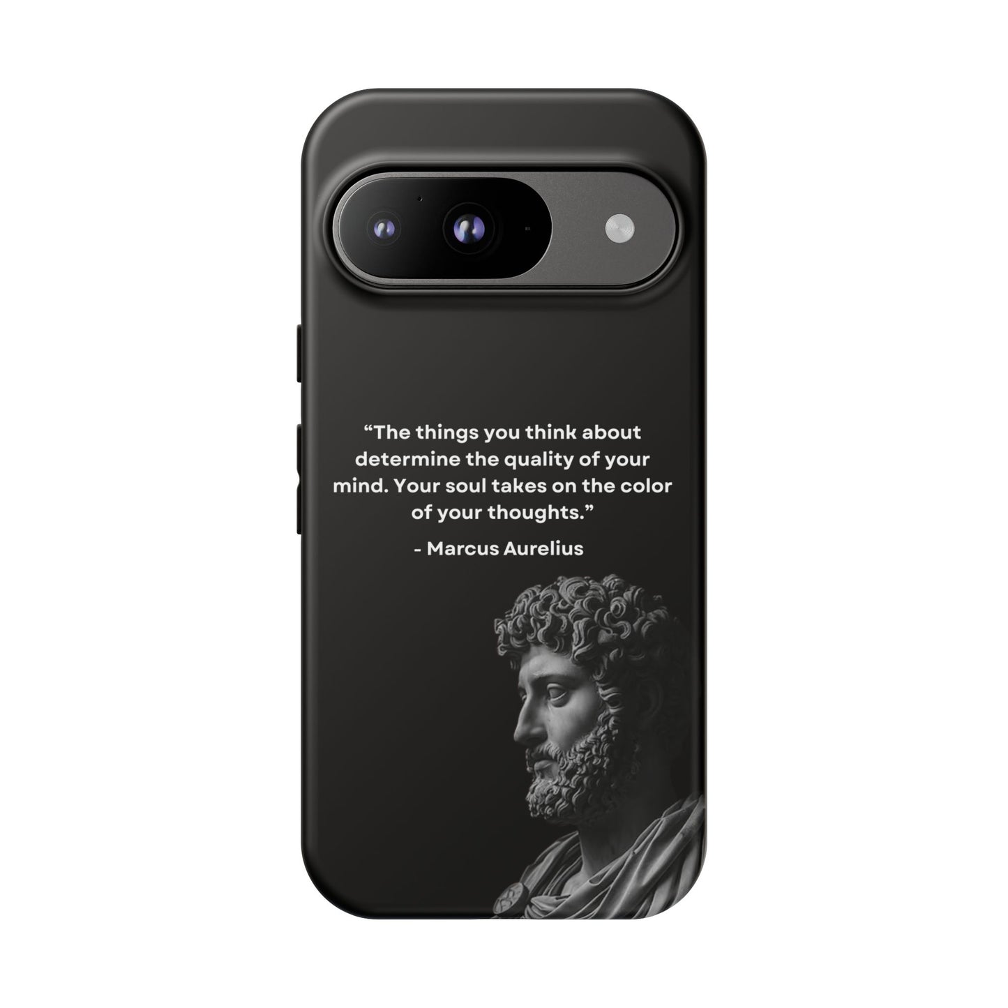 “Color of Thought” – Marcus Aurelius Quote Tough Phone Case