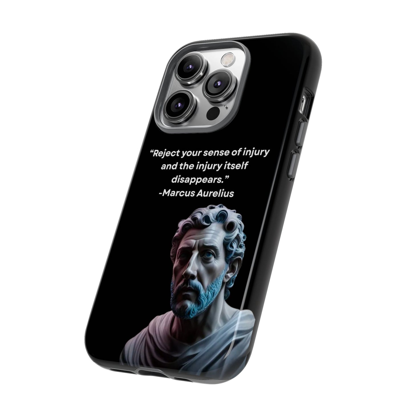 “Strength Within” – Marcus Aurelius Quote Tough Phone Case