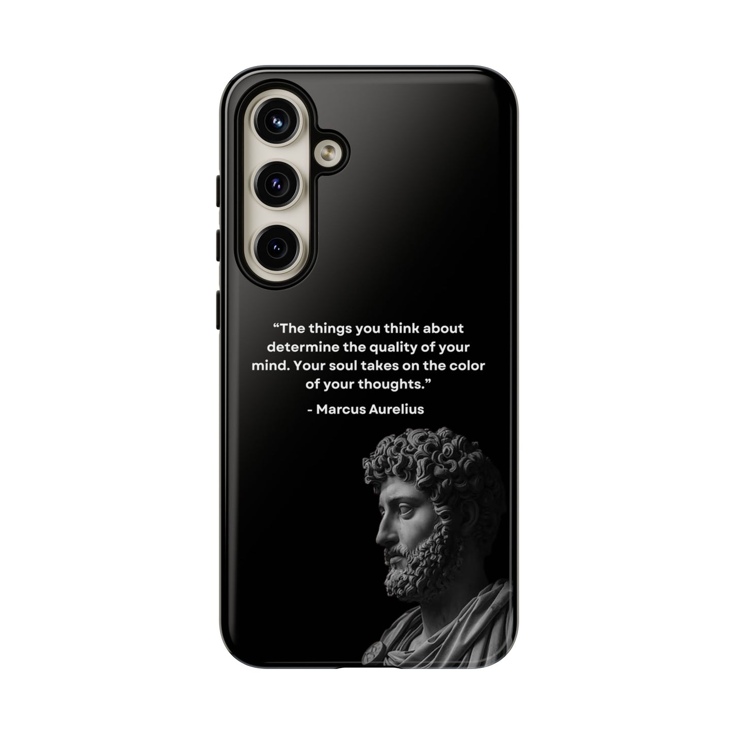 “Color of Thought” – Marcus Aurelius Quote Tough Phone Case