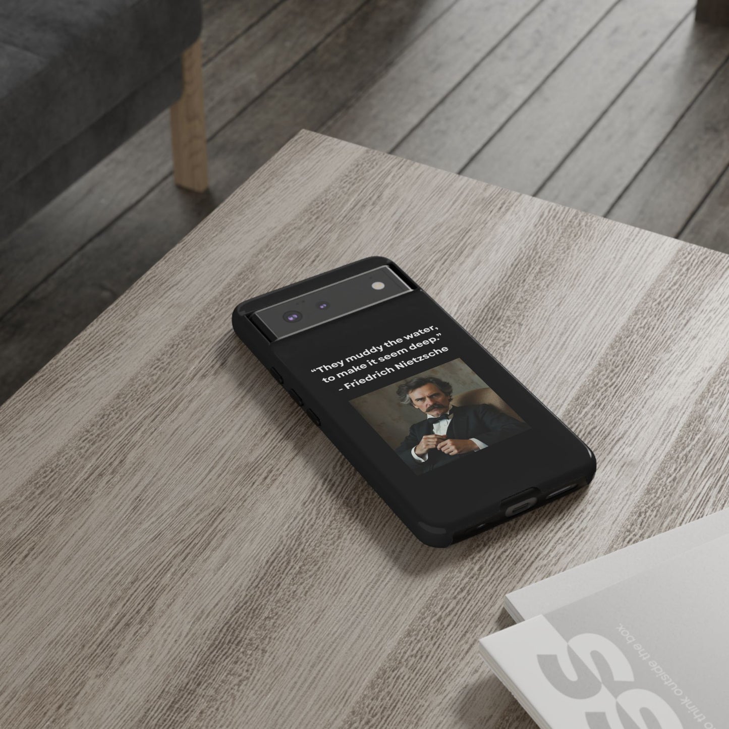 “False Depth” – Friedrich Nietzsche Quote Tough Phone Case