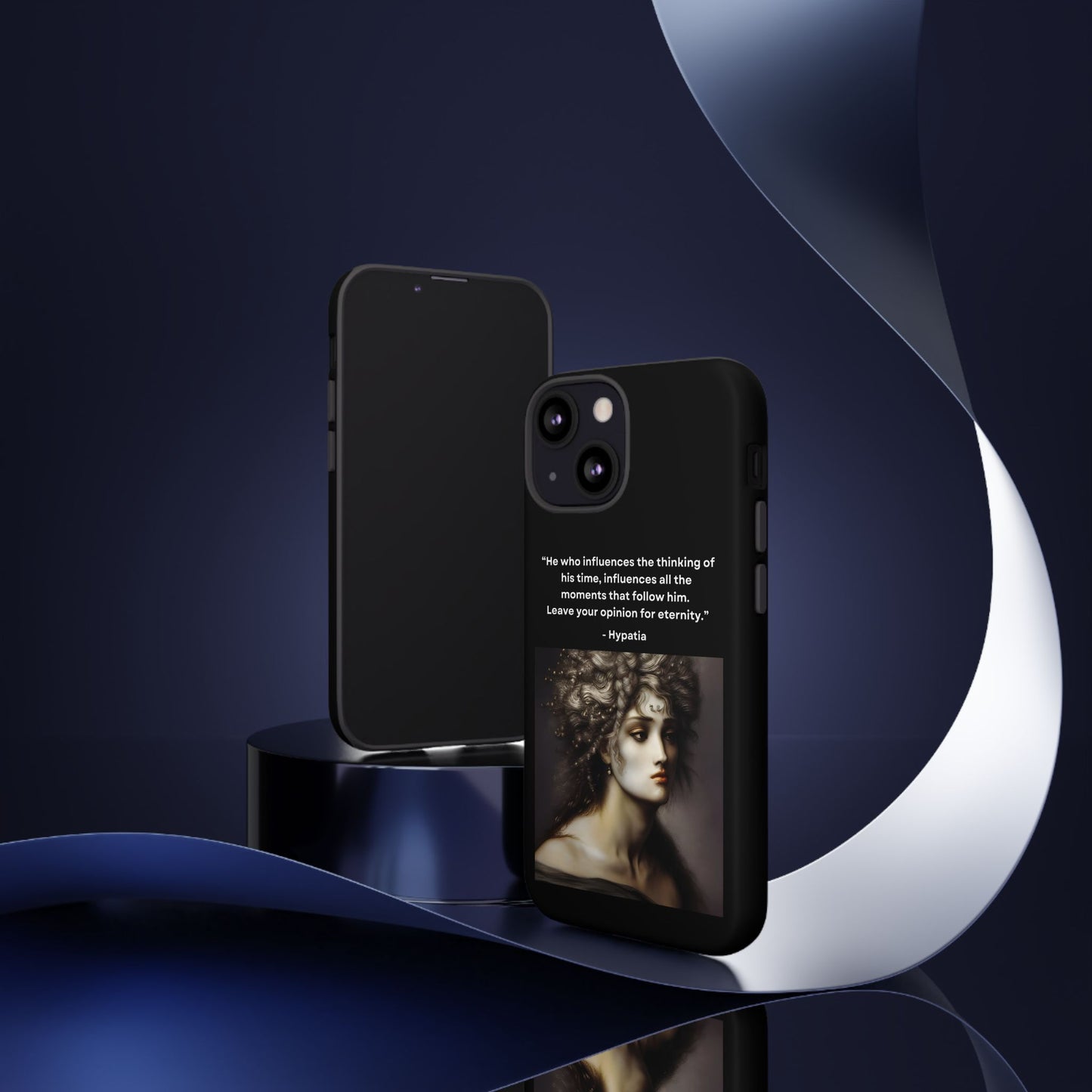 “Leave Your Mark” – Hypatia Quote Tough Phone Case