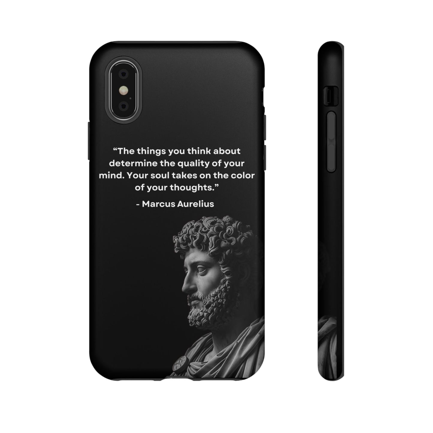 “Color of Thought” – Marcus Aurelius Quote Tough Phone Case