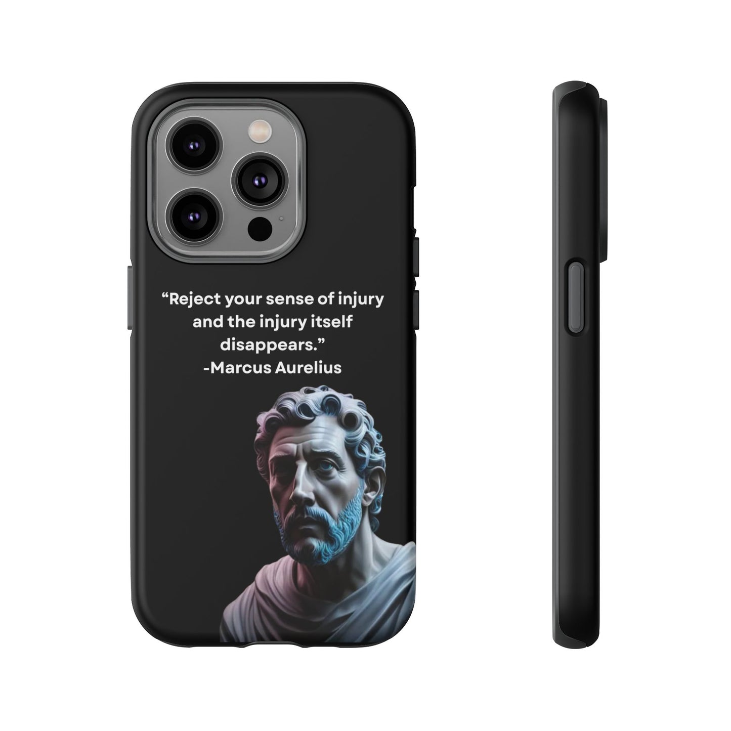 “Strength Within” – Marcus Aurelius Quote Tough Phone Case