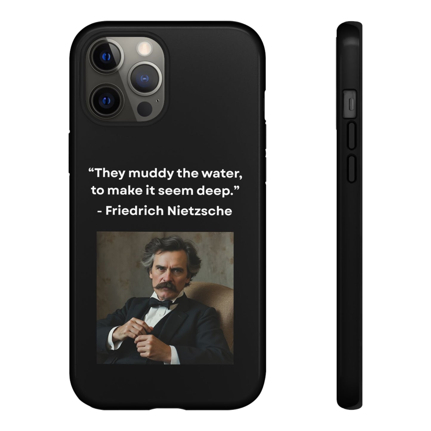 “False Depth” – Friedrich Nietzsche Quote Tough Phone Case