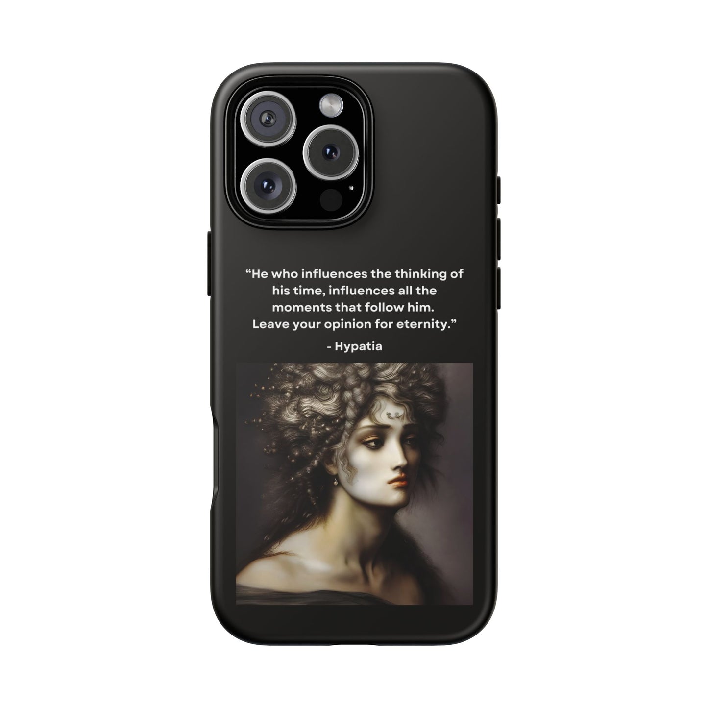“Leave Your Mark” – Hypatia Quote Tough Phone Case