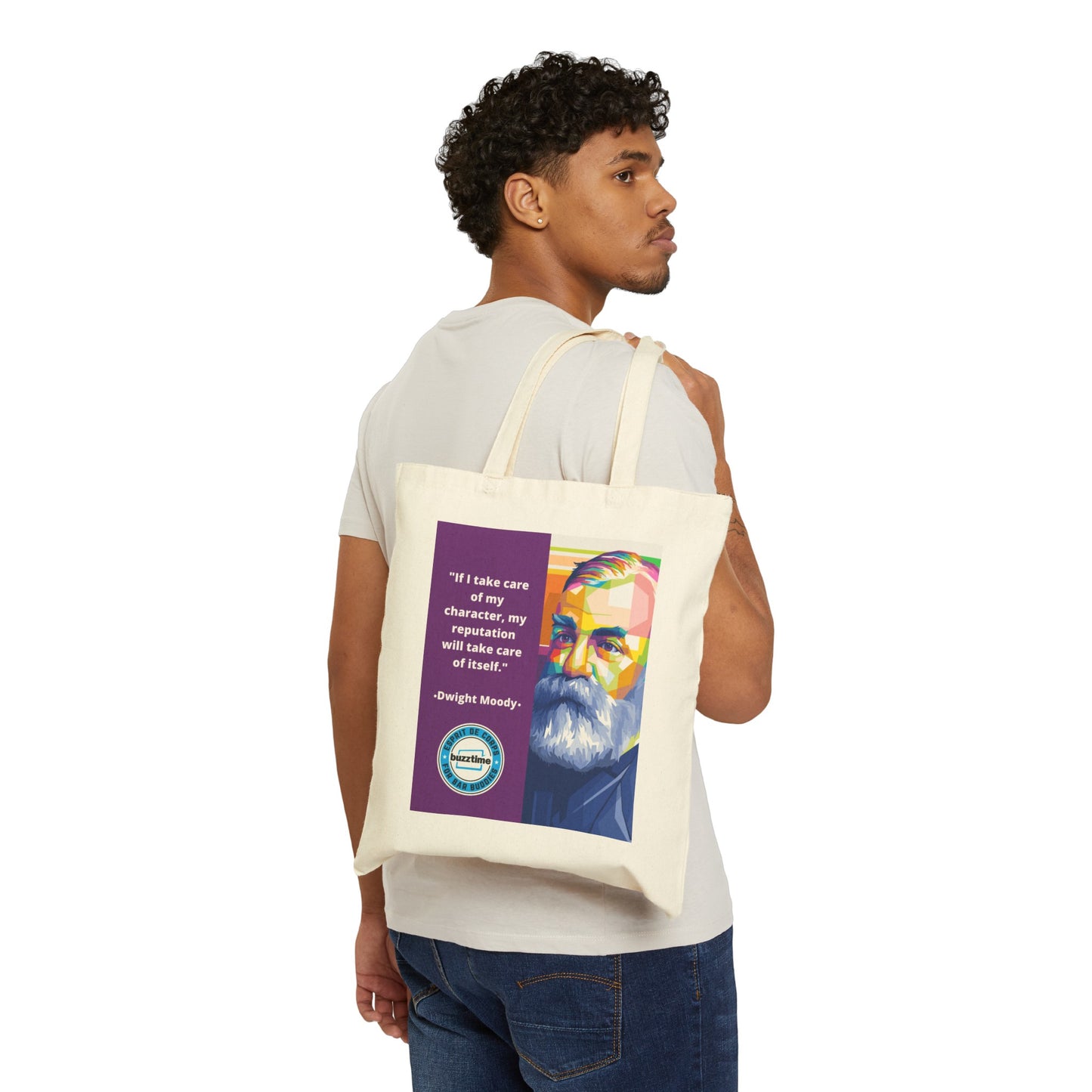 Dwight Moody Quote Tote Bag