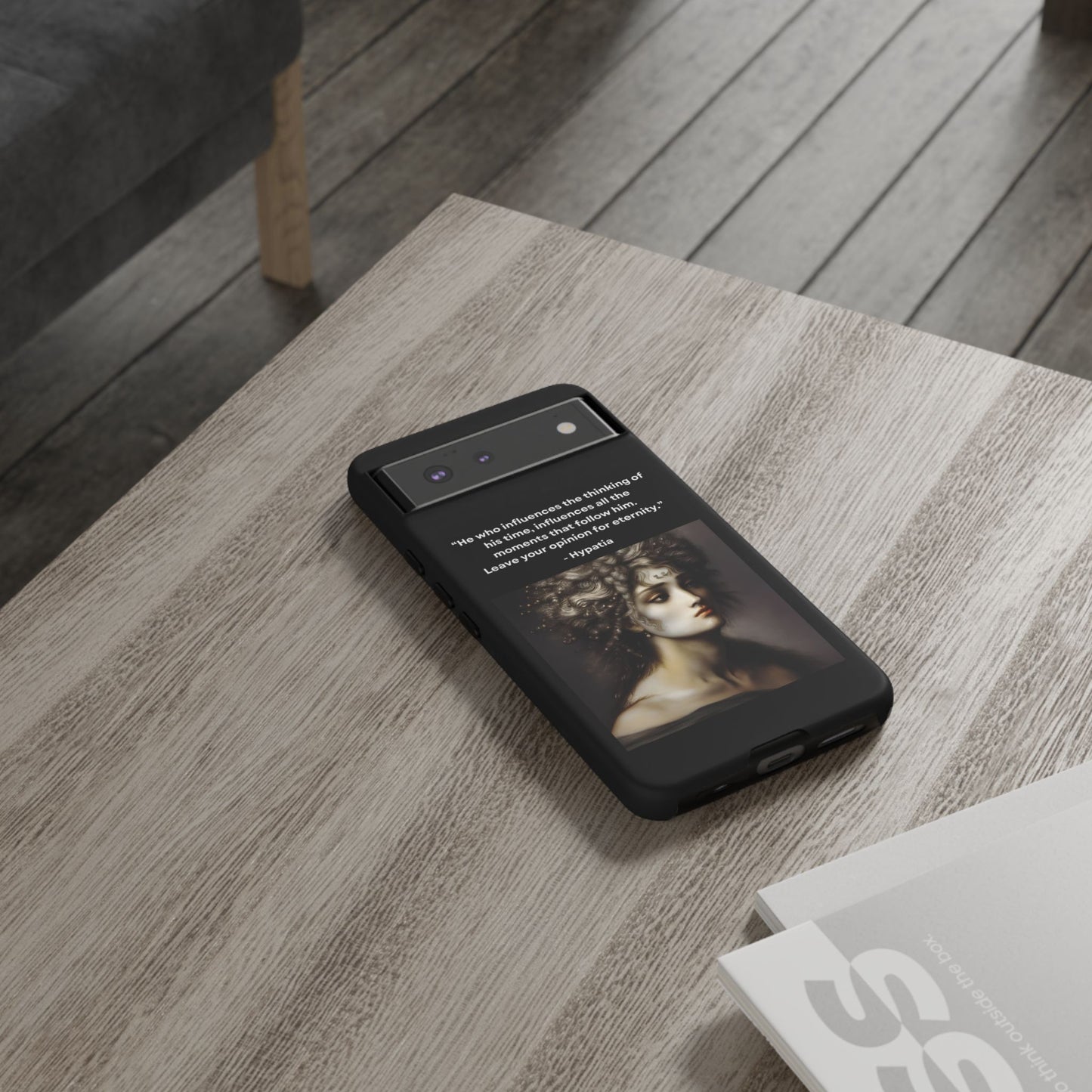 “Leave Your Mark” – Hypatia Quote Tough Phone Case