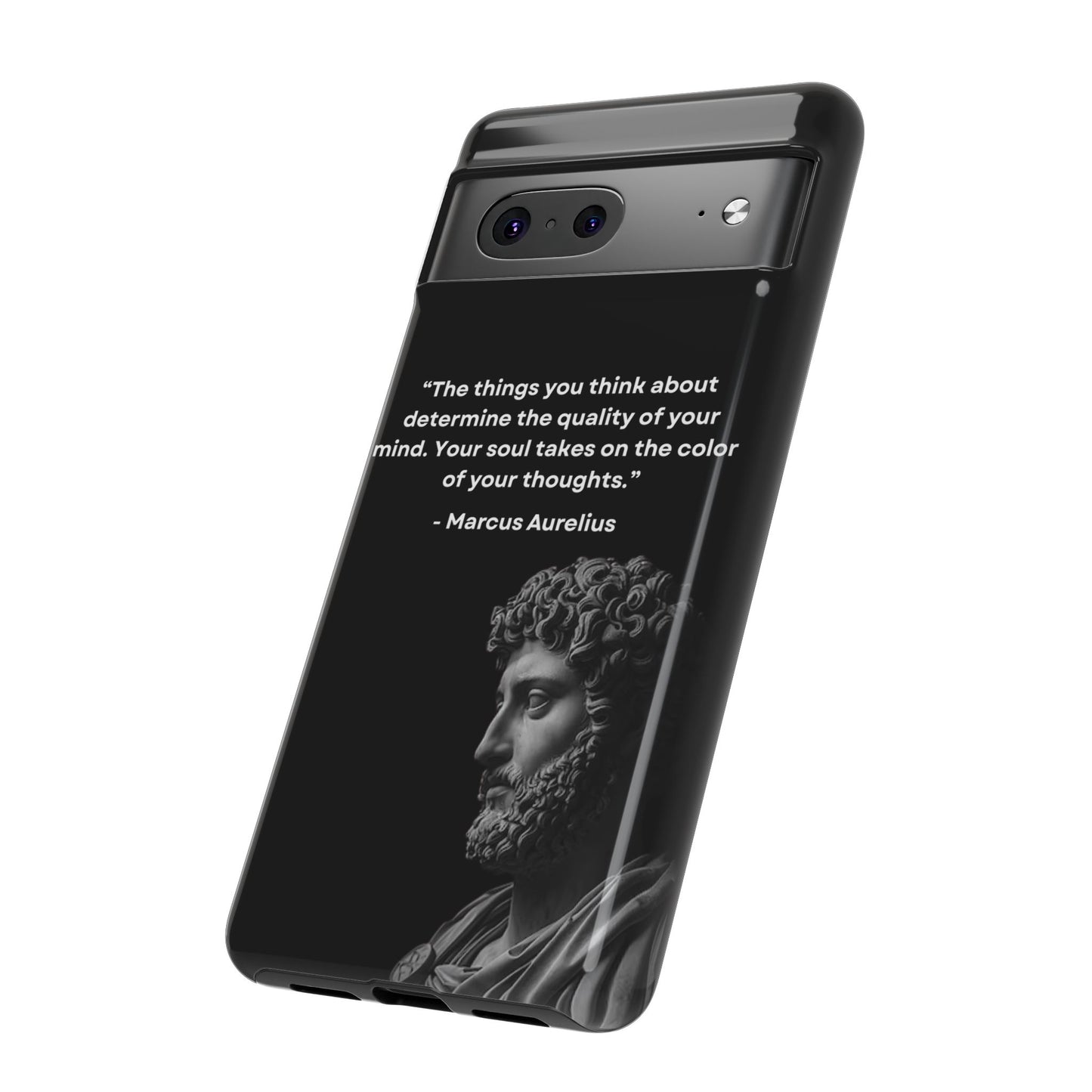 “Color of Thought” – Marcus Aurelius Quote Tough Phone Case