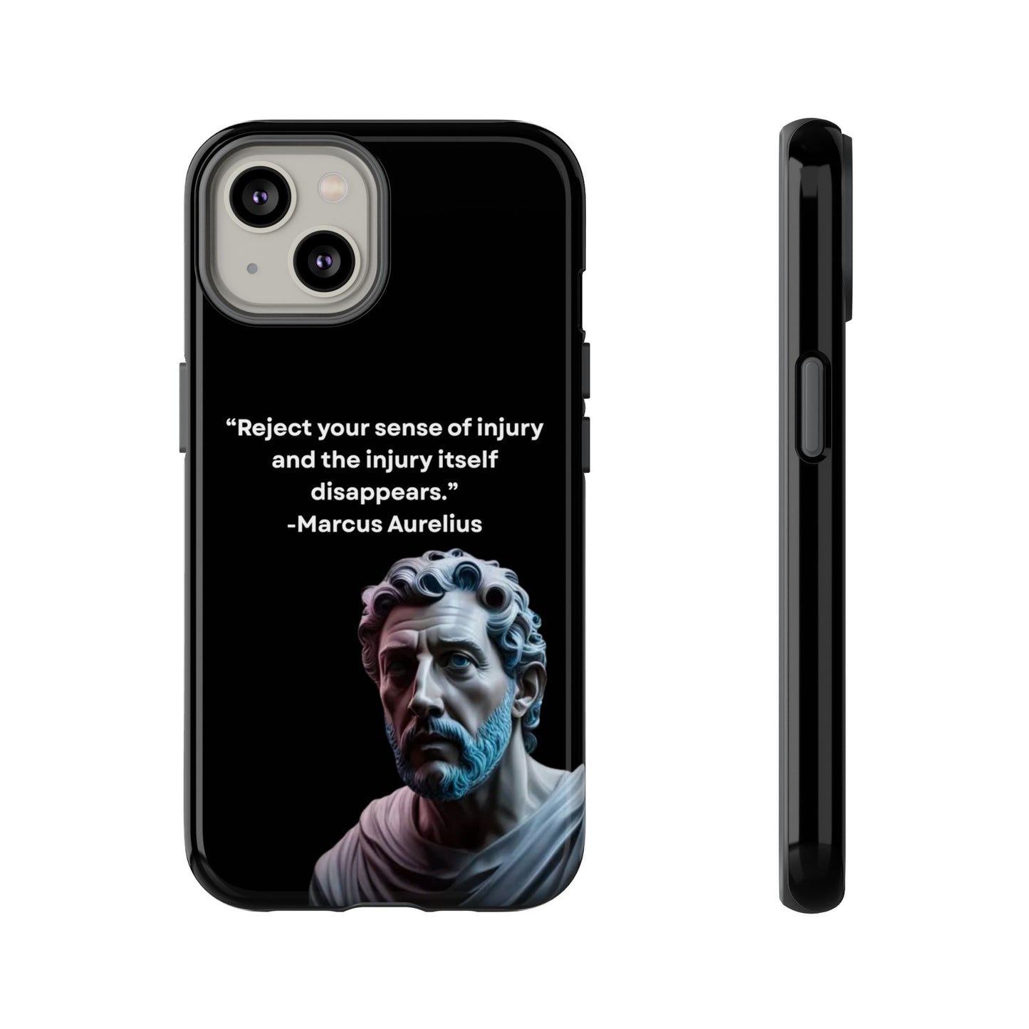 “Strength Within” – Marcus Aurelius Quote Tough Phone Case