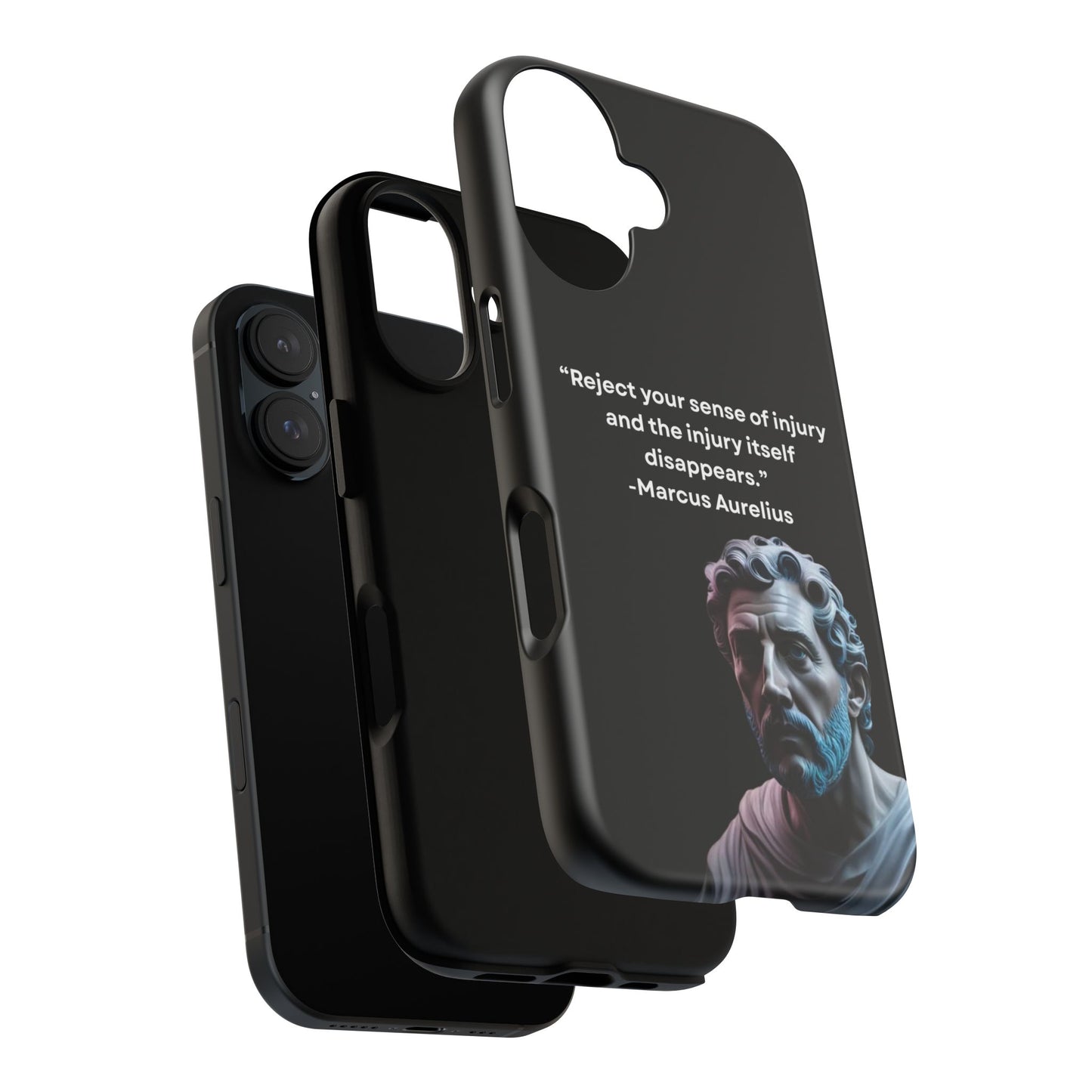 “Strength Within” – Marcus Aurelius Quote Tough Phone Case