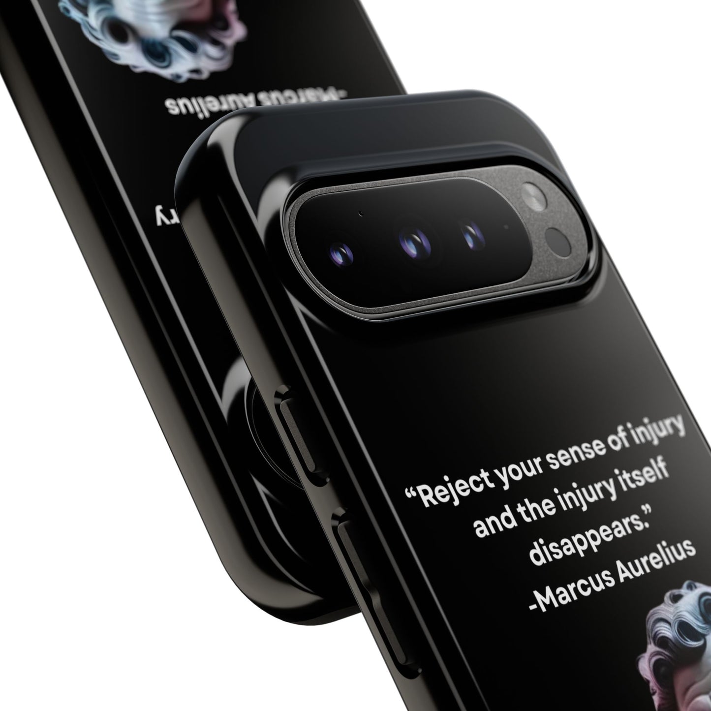 “Strength Within” – Marcus Aurelius Quote Tough Phone Case