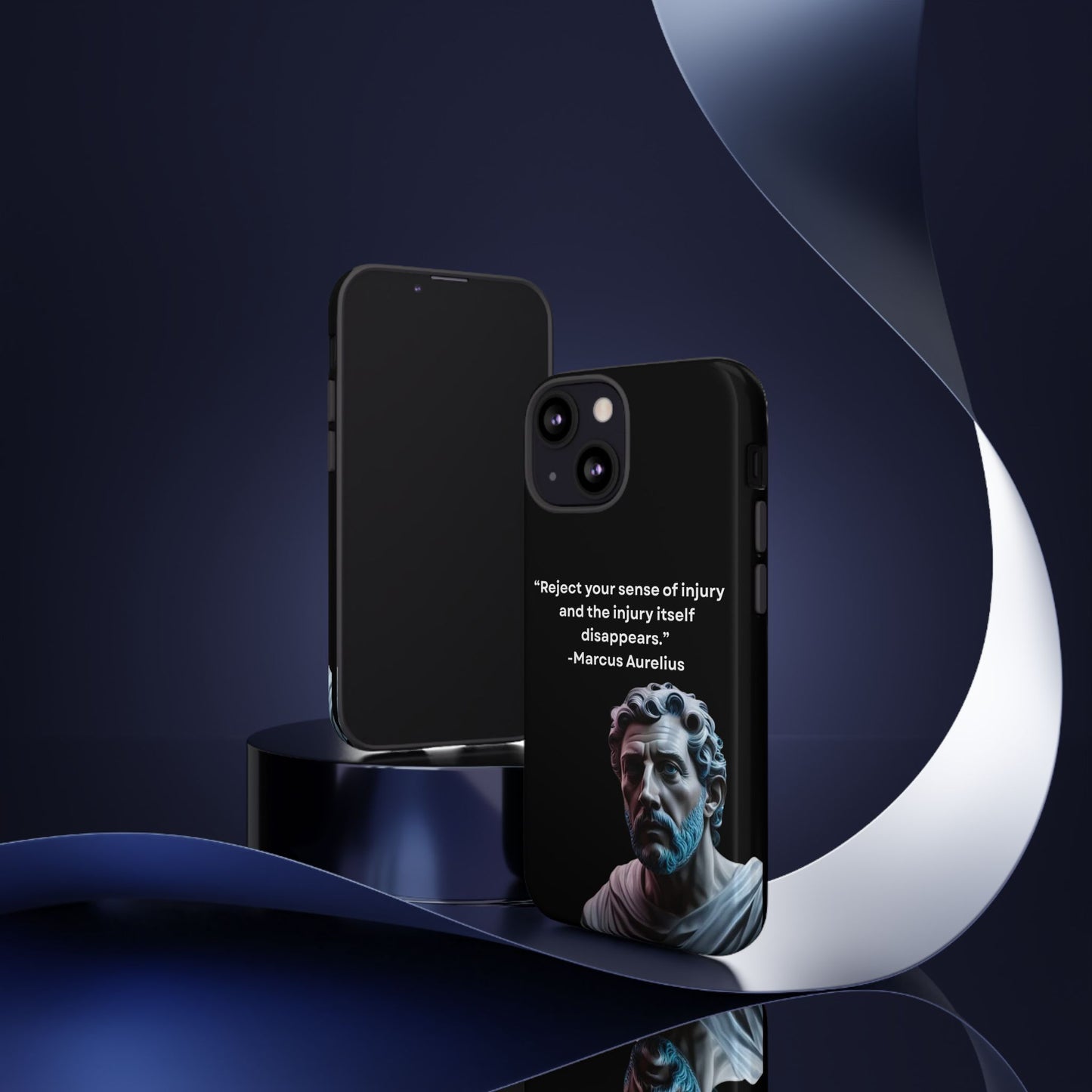 “Strength Within” – Marcus Aurelius Quote Tough Phone Case