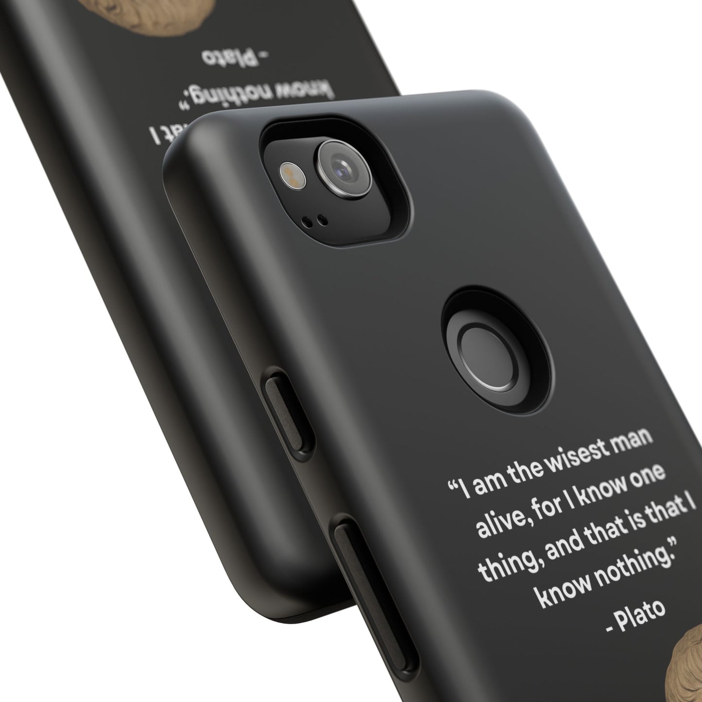 "Know Nothing, Own Wisdom" – Plato Tough Phone Case