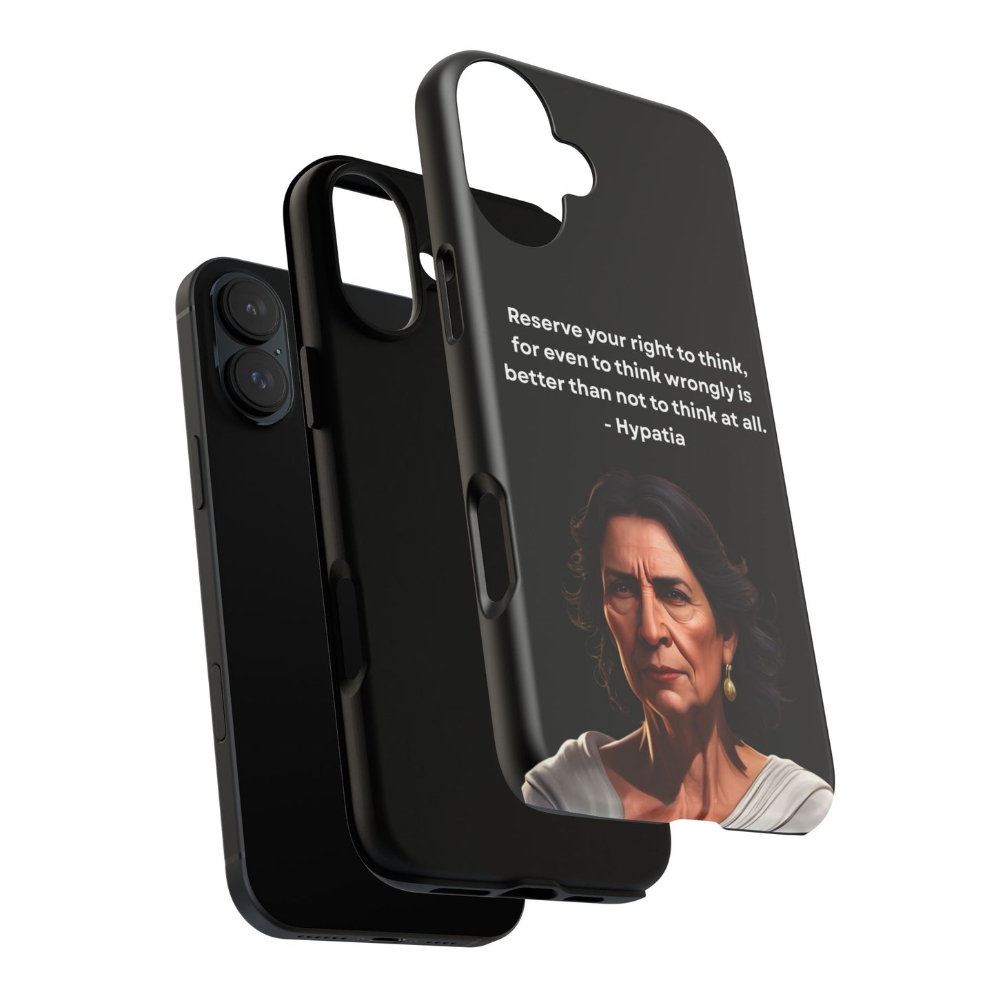 “Think Boldly” – Hypatia Quote Tough Phone Case