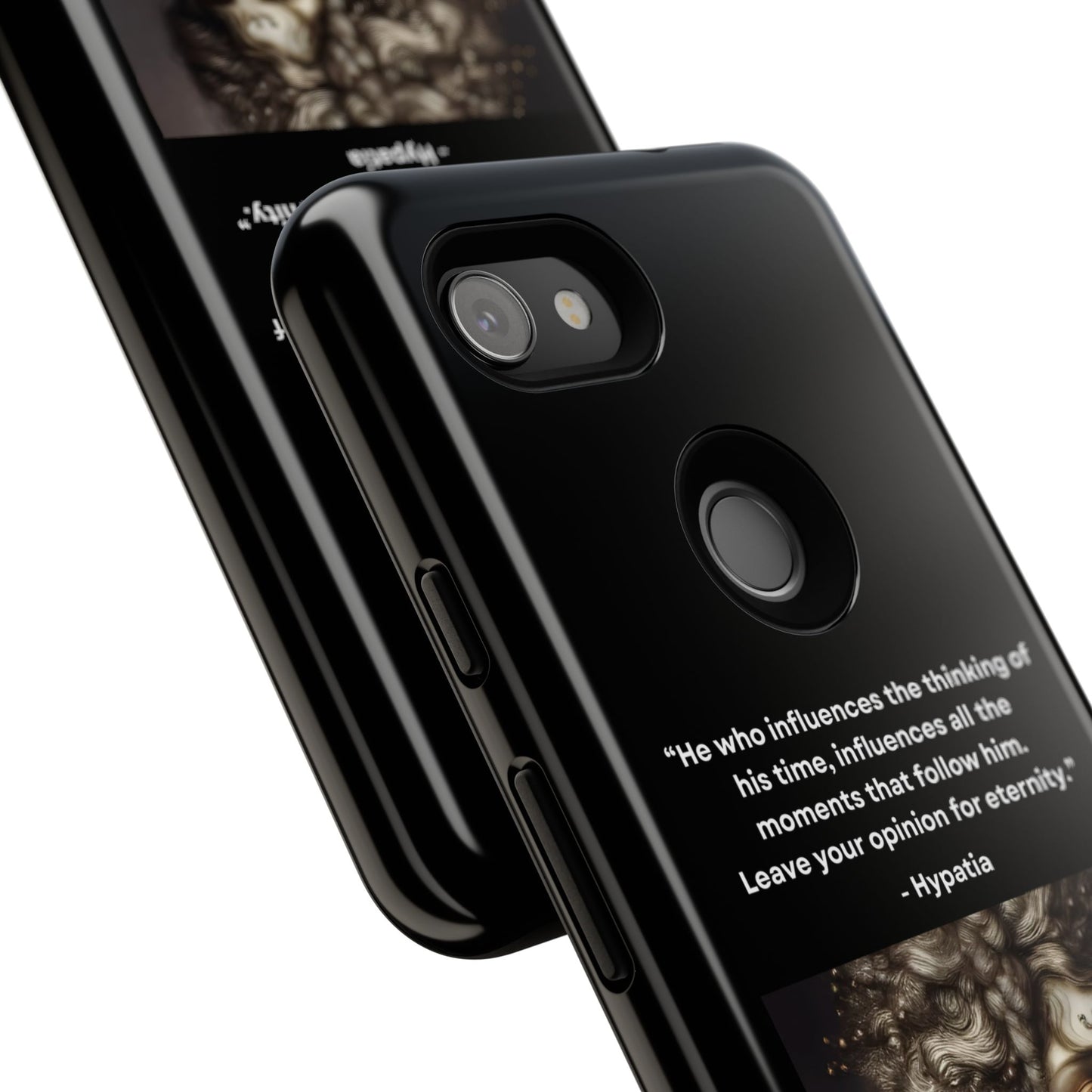 “Leave Your Mark” – Hypatia Quote Tough Phone Case