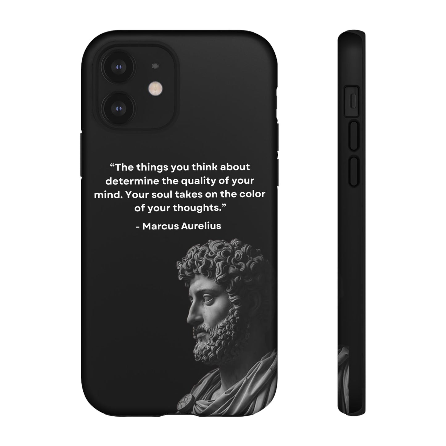 “Color of Thought” – Marcus Aurelius Quote Tough Phone Case