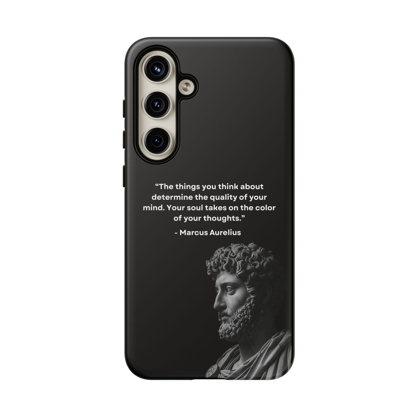 “Color of Thought” – Marcus Aurelius Quote Tough Phone Case