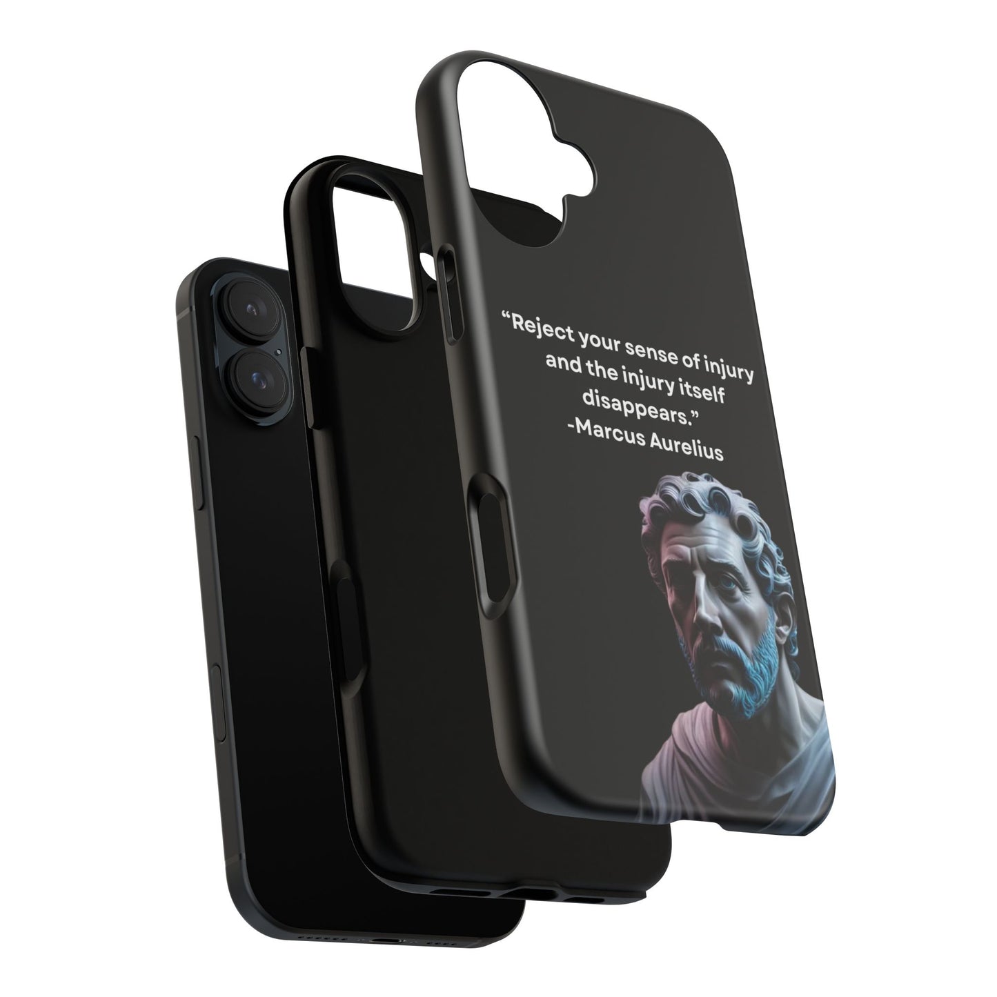 “Strength Within” – Marcus Aurelius Quote Tough Phone Case