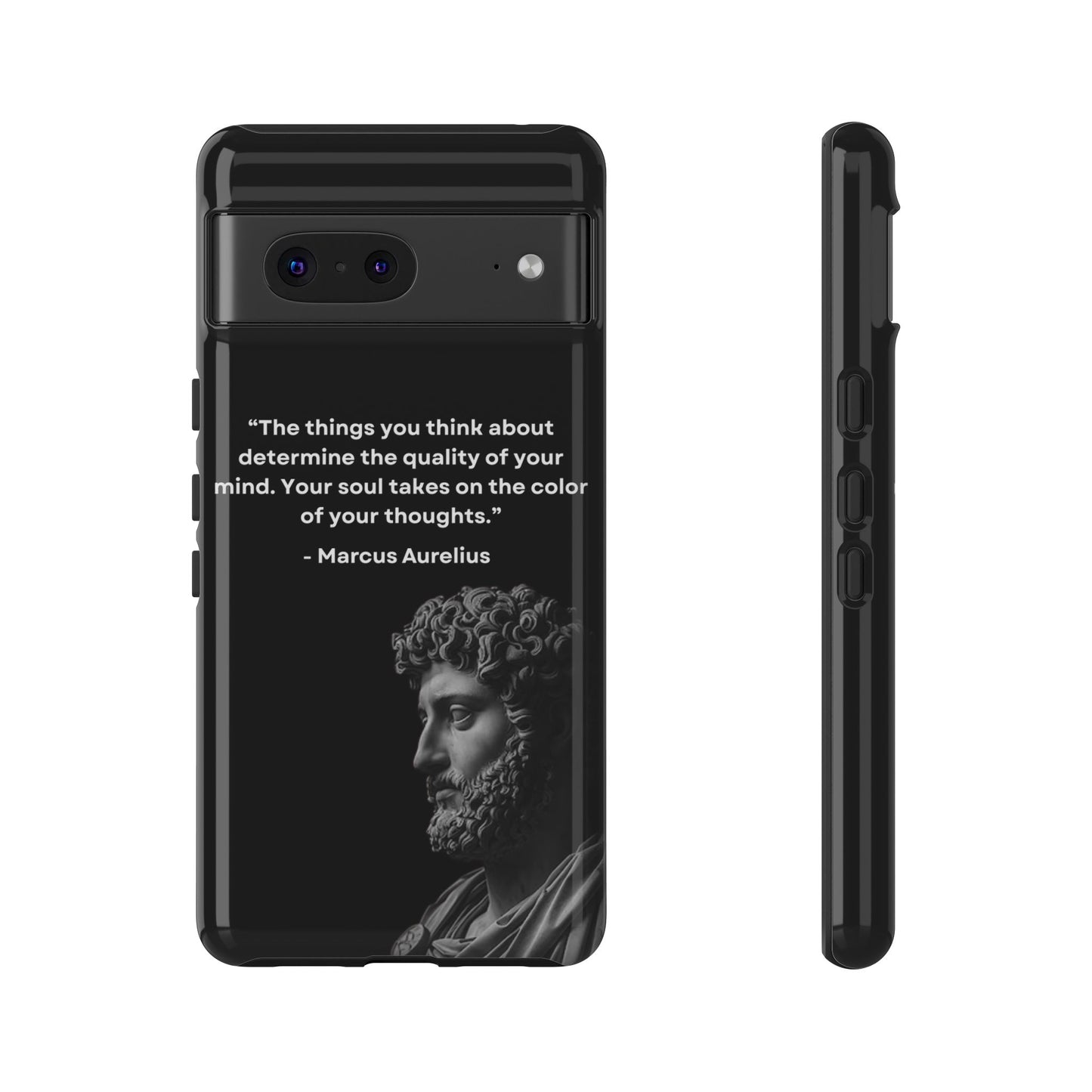 “Color of Thought” – Marcus Aurelius Quote Tough Phone Case