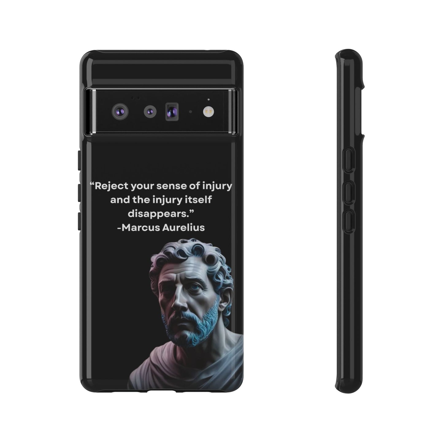 “Strength Within” – Marcus Aurelius Quote Tough Phone Case