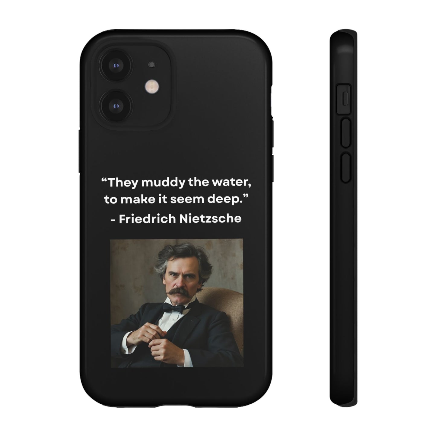 “False Depth” – Friedrich Nietzsche Quote Tough Phone Case