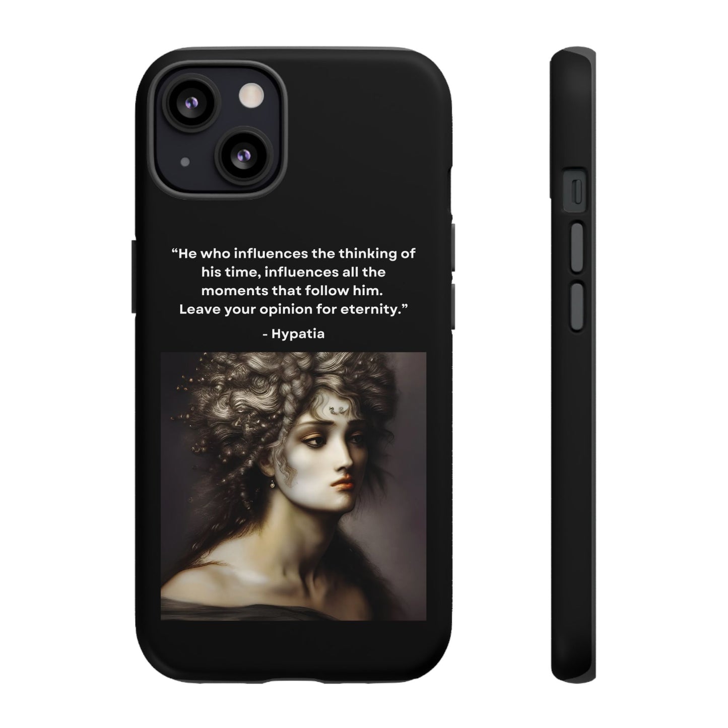 “Leave Your Mark” – Hypatia Quote Tough Phone Case