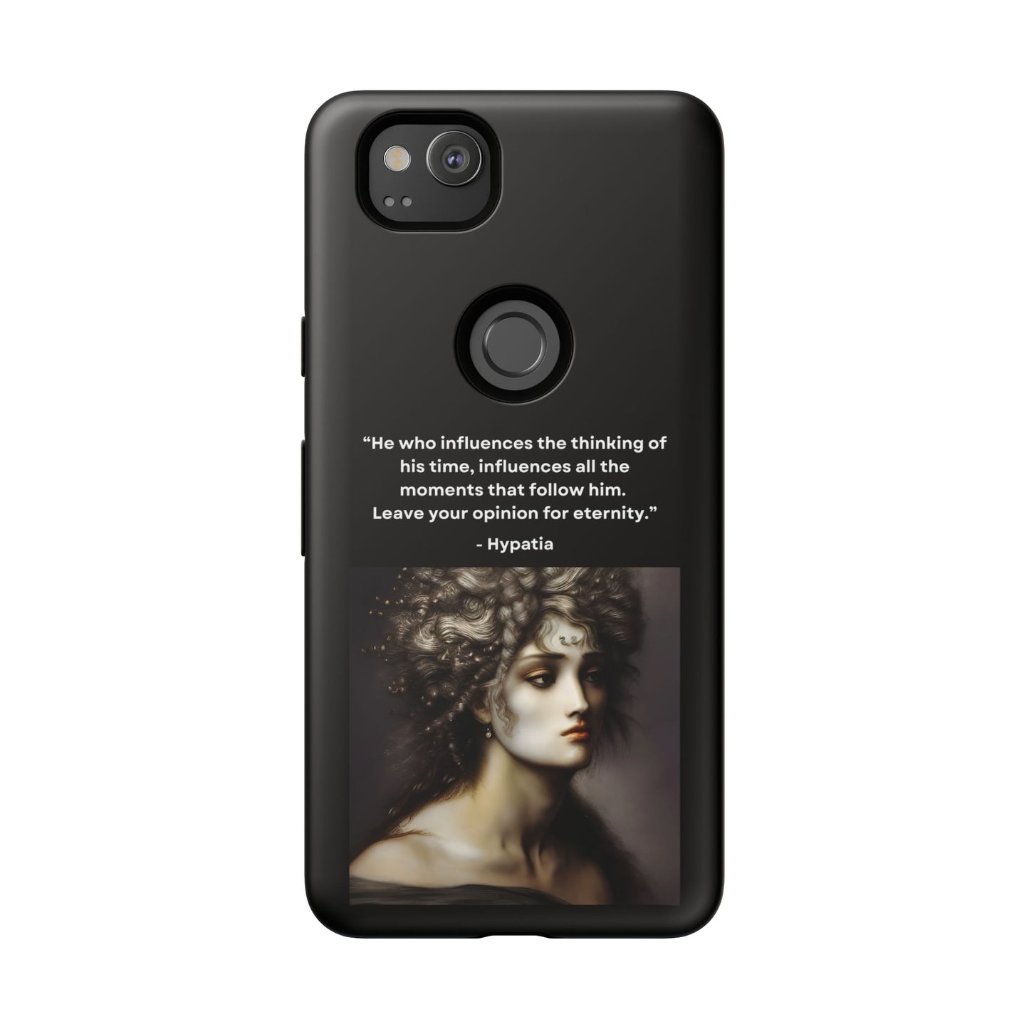 “Leave Your Mark” – Hypatia Quote Tough Phone Case