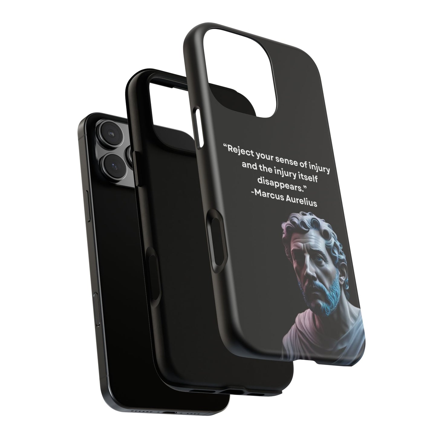 “Strength Within” – Marcus Aurelius Quote Tough Phone Case