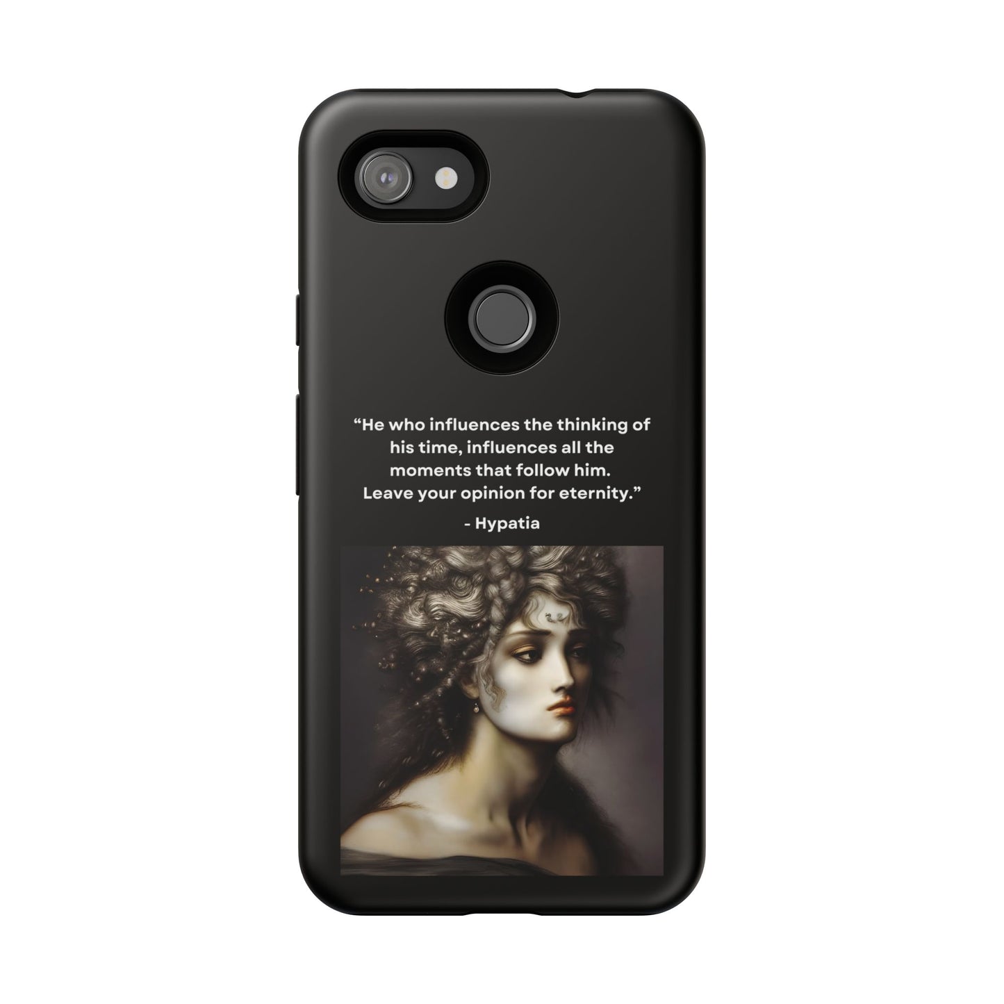 “Leave Your Mark” – Hypatia Quote Tough Phone Case