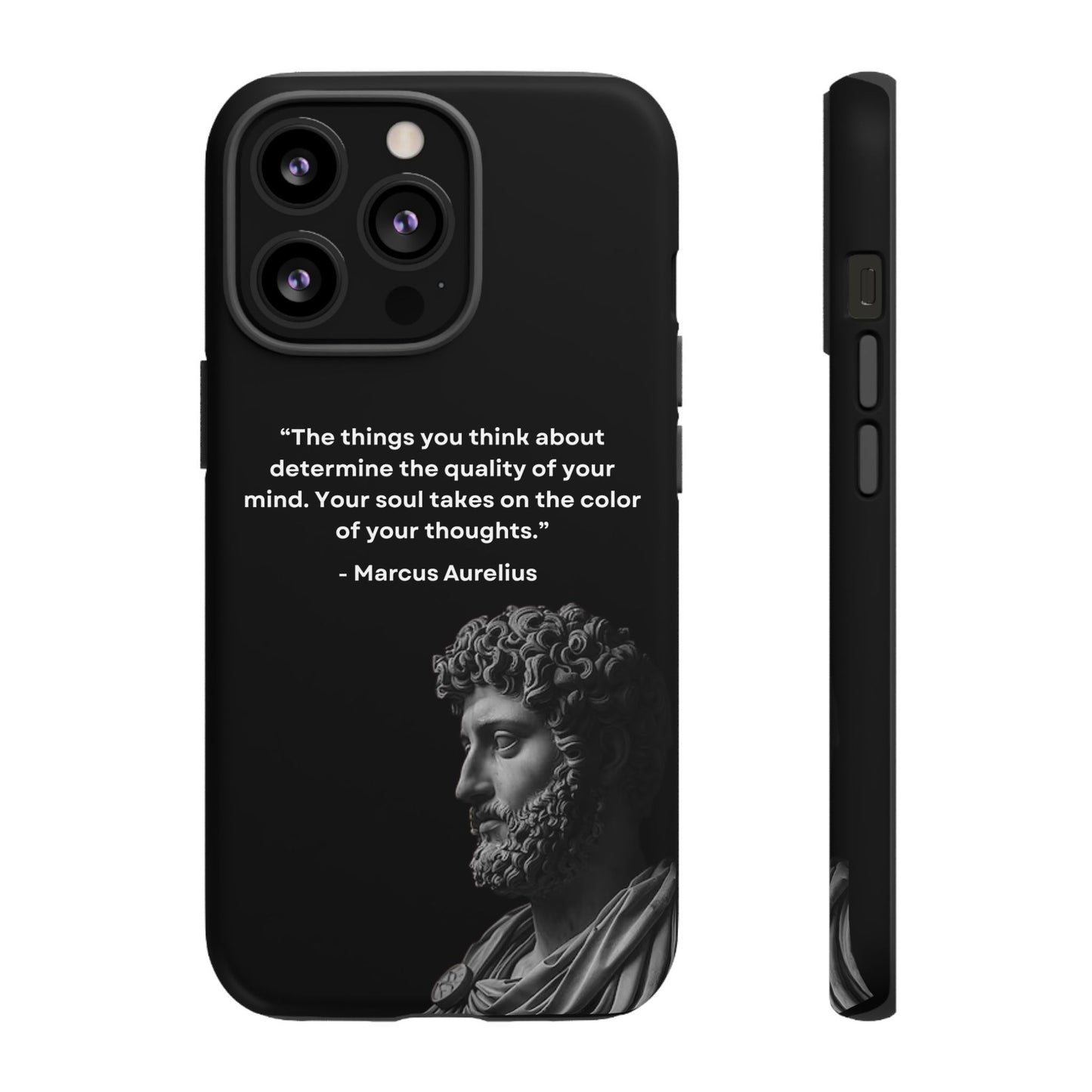 “Color of Thought” – Marcus Aurelius Quote Tough Phone Case