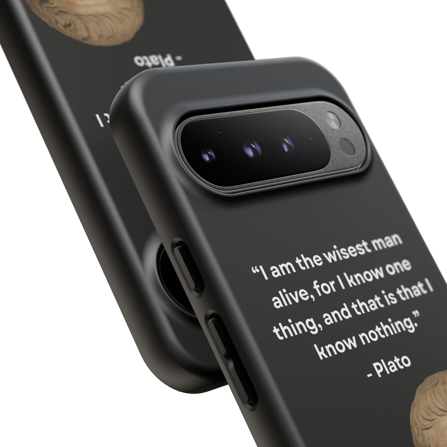 "Know Nothing, Own Wisdom" – Plato Tough Phone Case