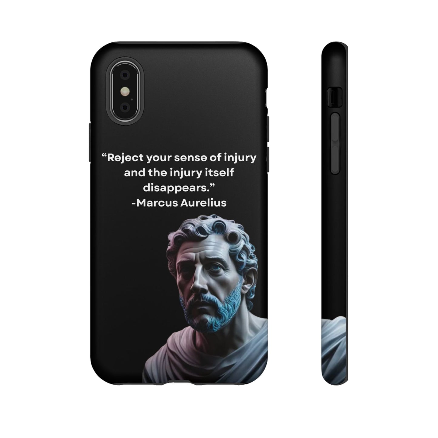 “Strength Within” – Marcus Aurelius Quote Tough Phone Case