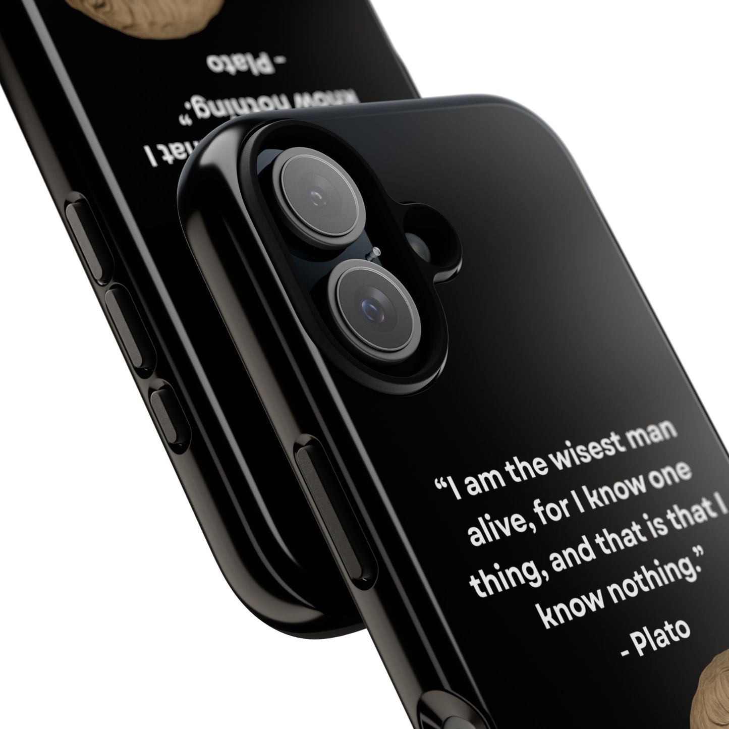 "Know Nothing, Own Wisdom" – Plato Tough Phone Case