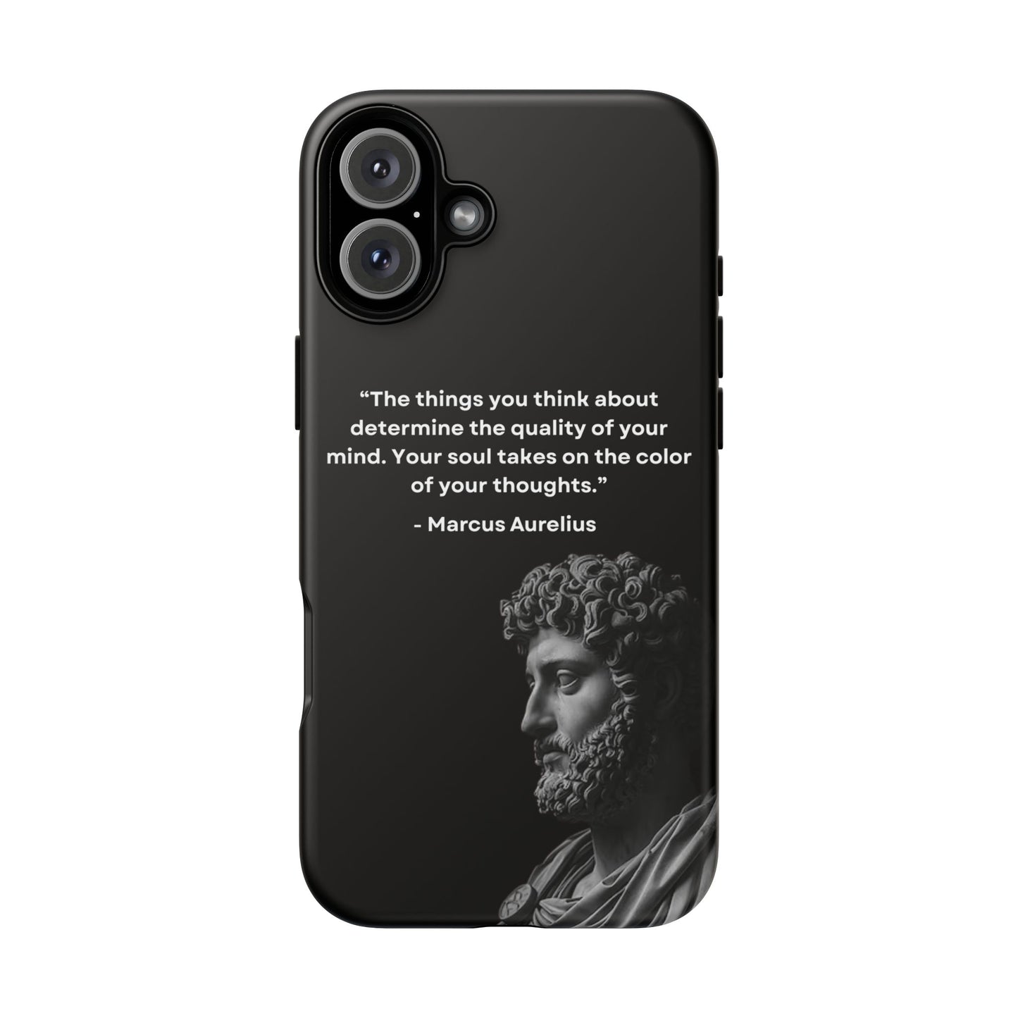 “Color of Thought” – Marcus Aurelius Quote Tough Phone Case