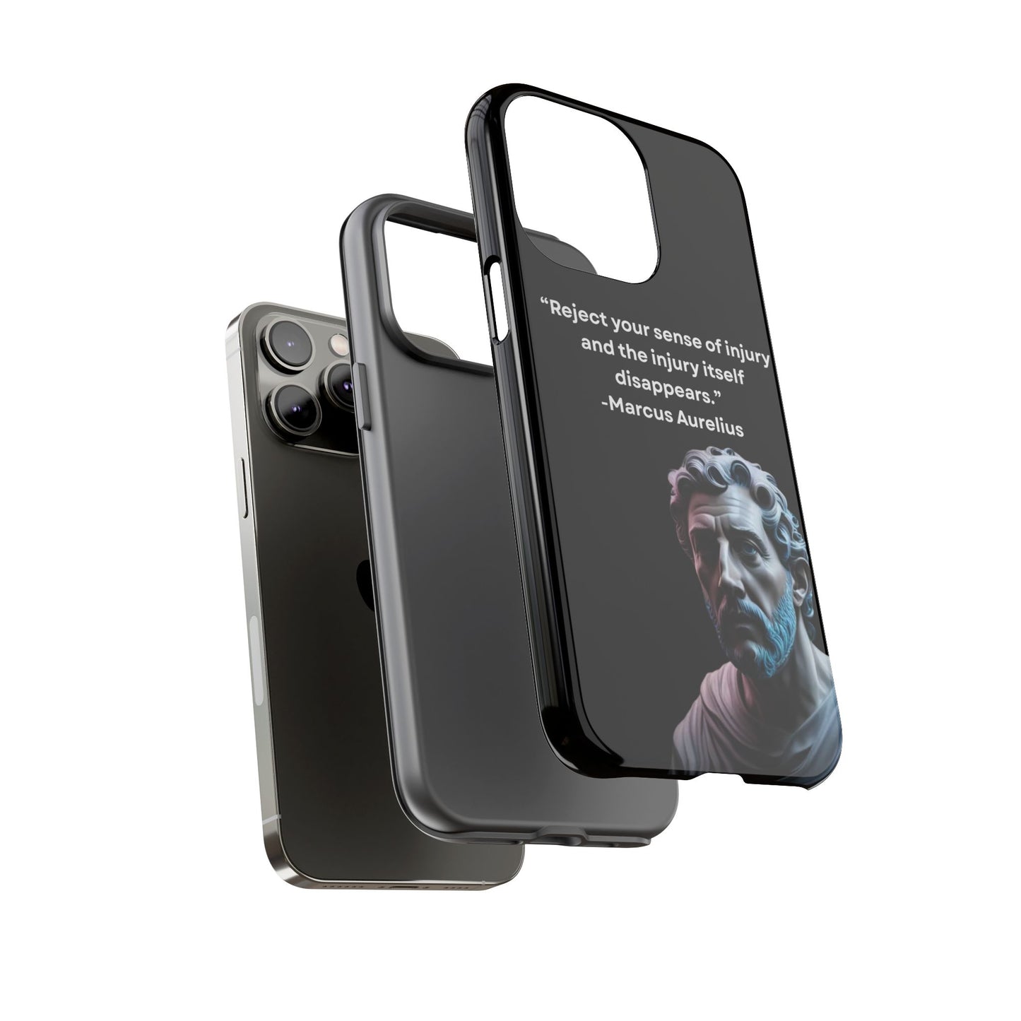 “Strength Within” – Marcus Aurelius Quote Tough Phone Case