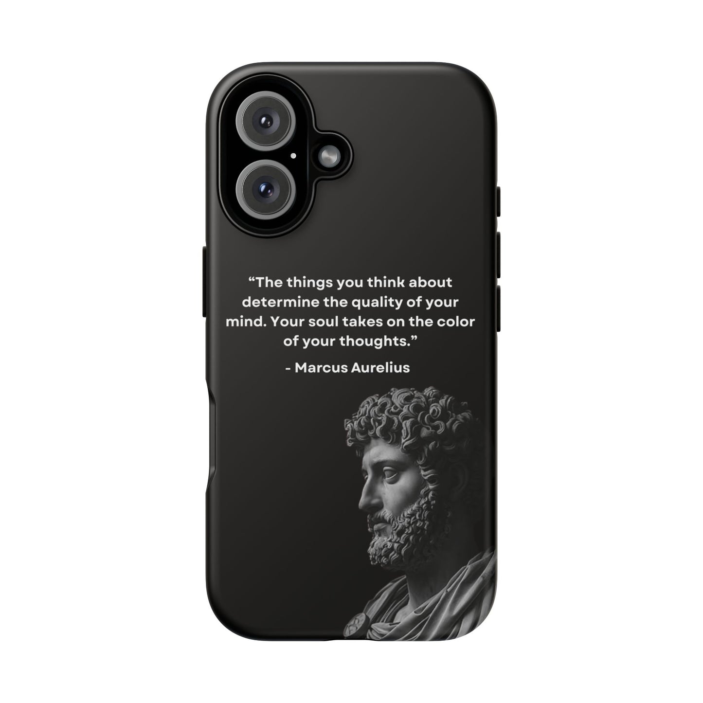 “Color of Thought” – Marcus Aurelius Quote Tough Phone Case