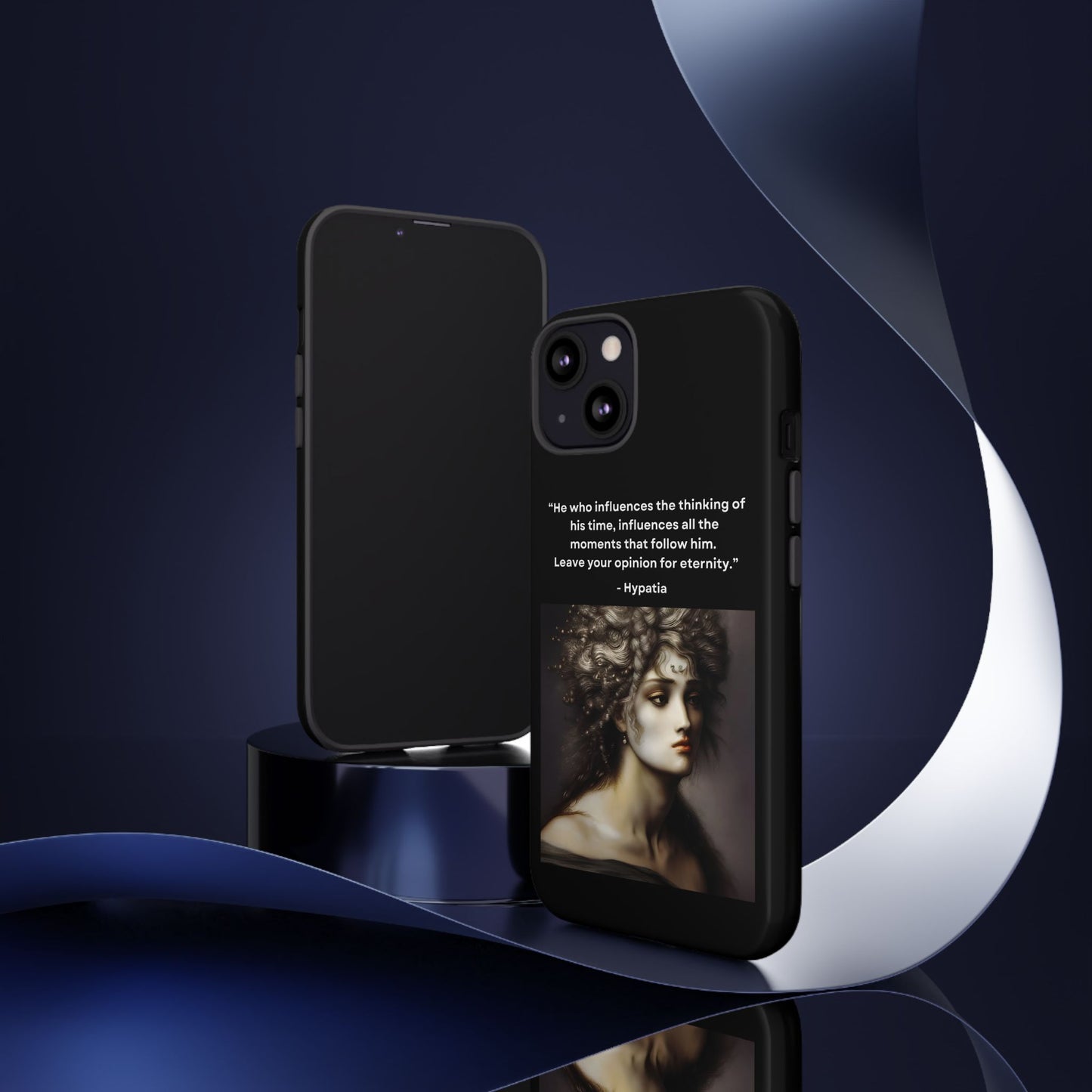 “Leave Your Mark” – Hypatia Quote Tough Phone Case