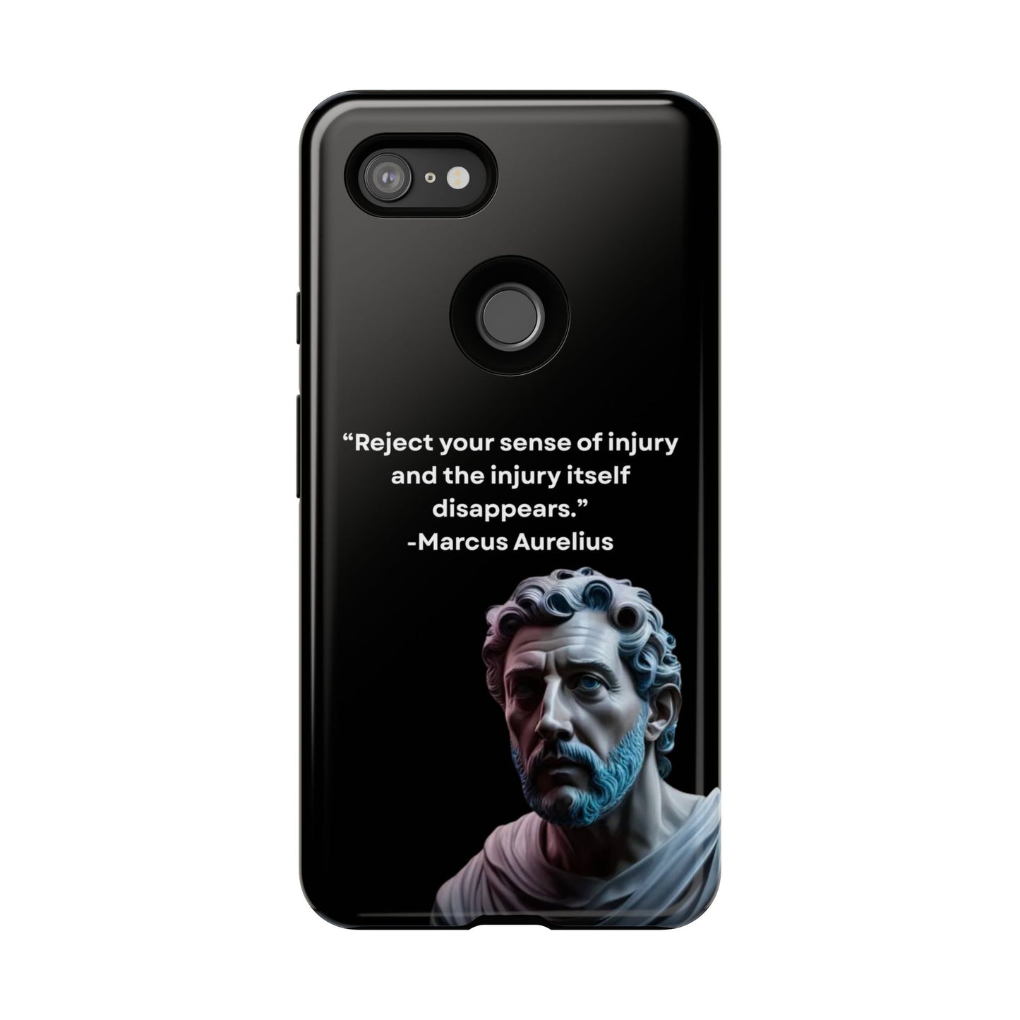 “Strength Within” – Marcus Aurelius Quote Tough Phone Case