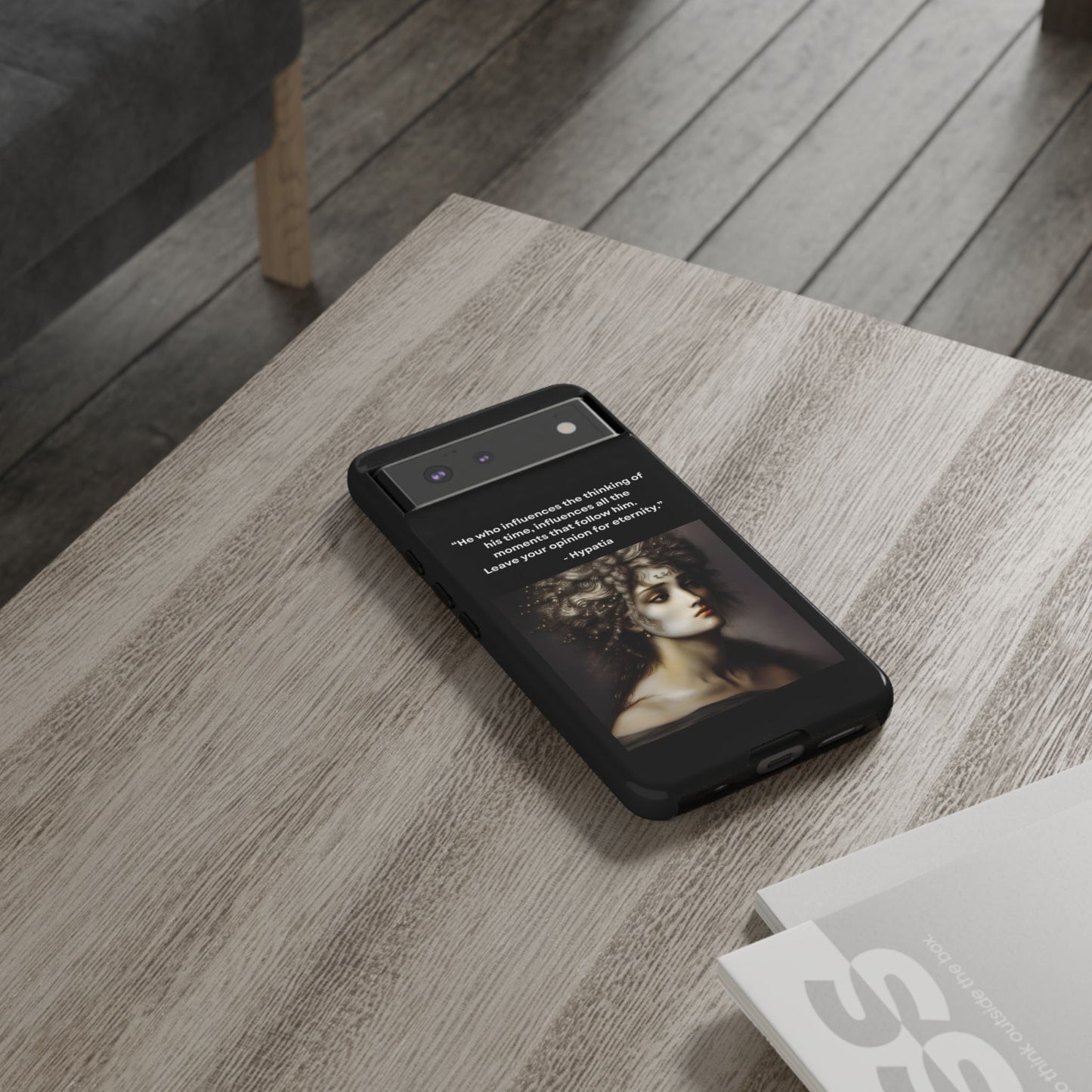 “Leave Your Mark” – Hypatia Quote Tough Phone Case