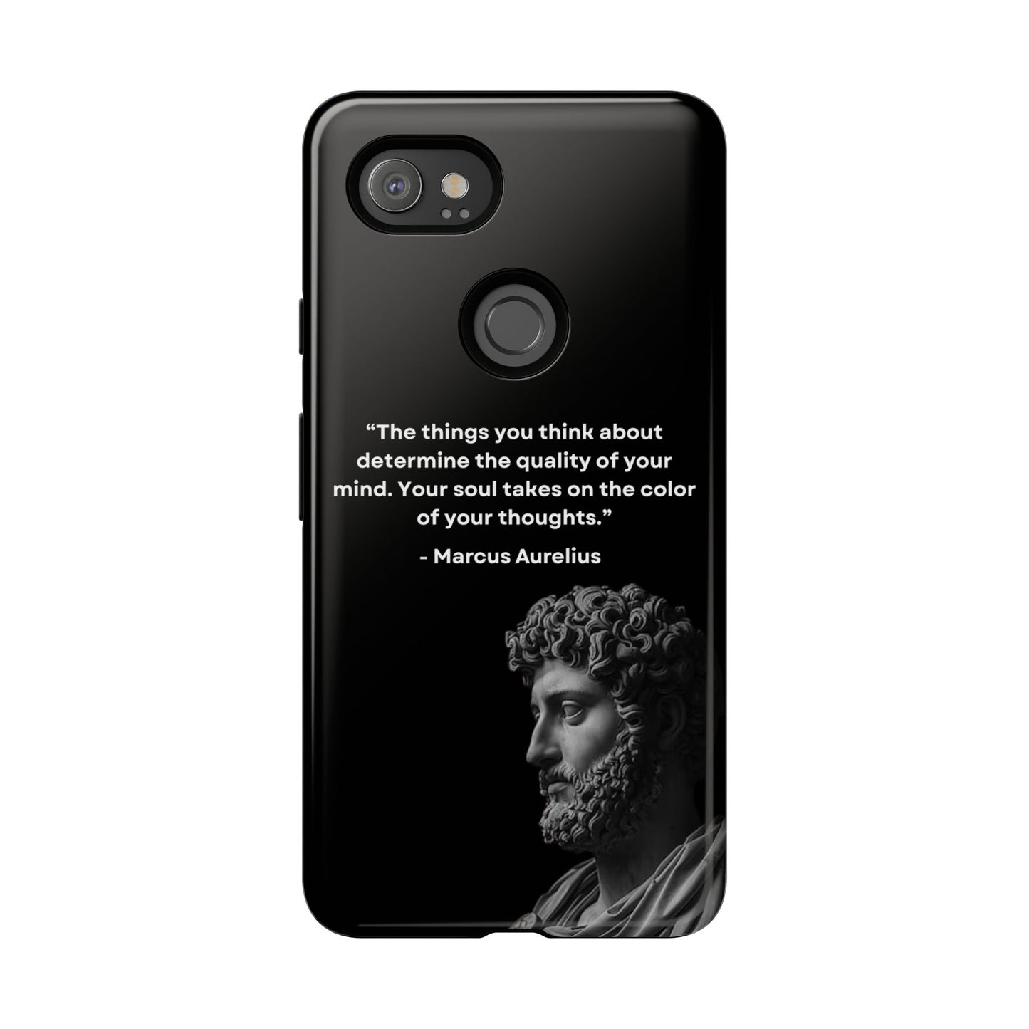 “Color of Thought” – Marcus Aurelius Quote Tough Phone Case